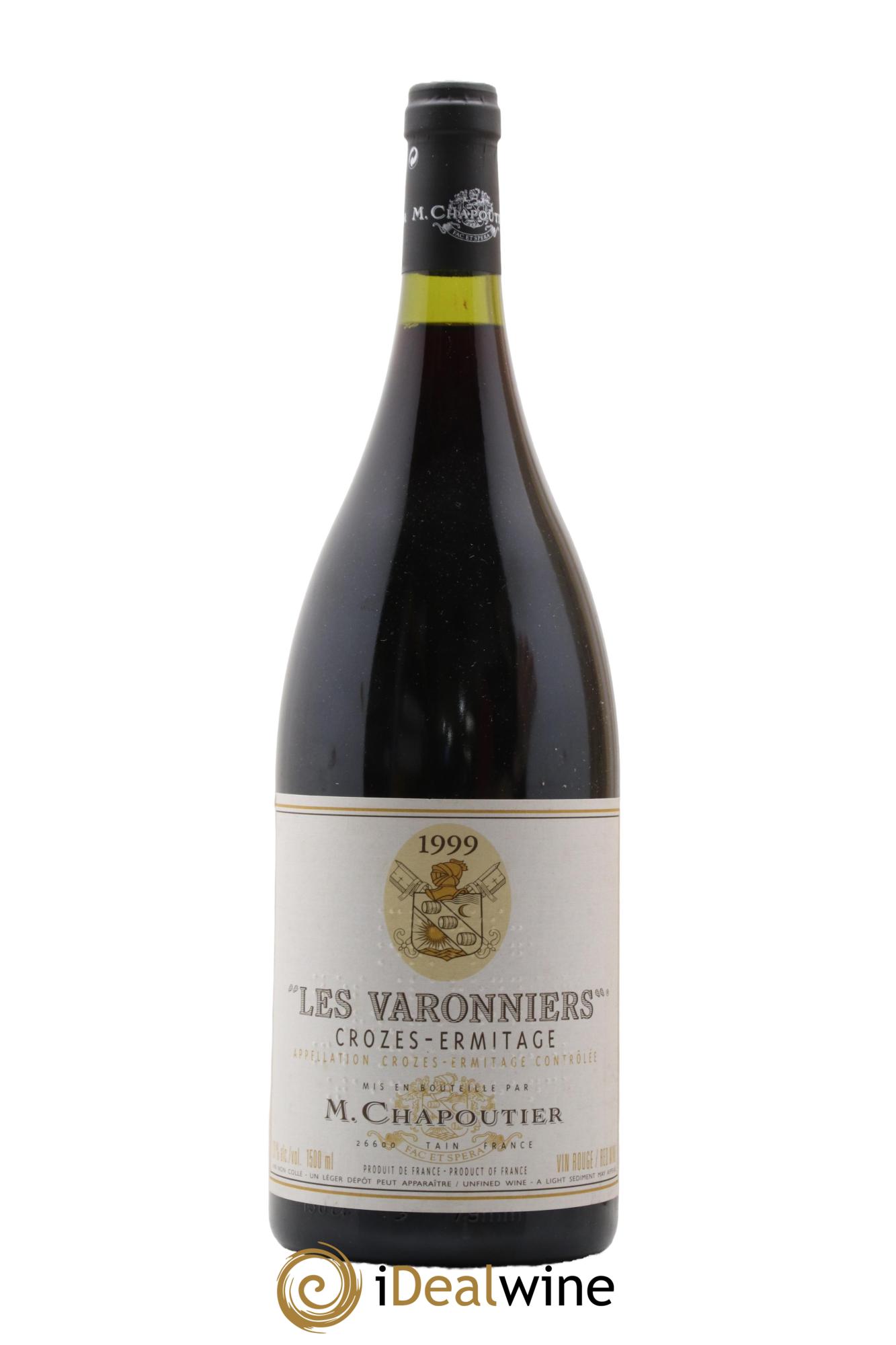 Crozes-Hermitage Les Varonniers Chapoutier 1999 - Lot de 1 magnum - 1