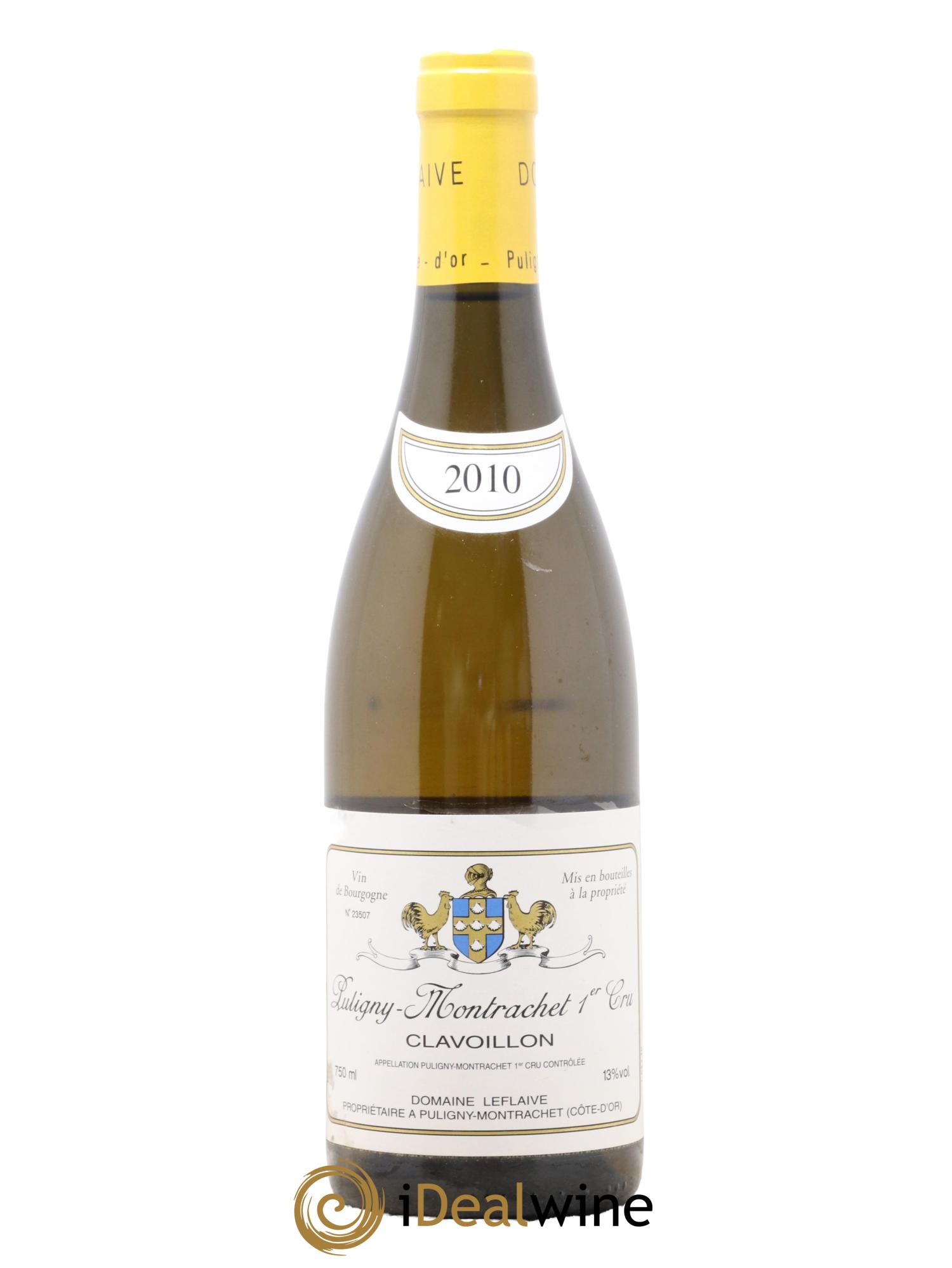 Puligny-Montrachet 1er Cru Clavoillon Leflaive (Domaine) 2010 - Posten von 1 Flasche - 0