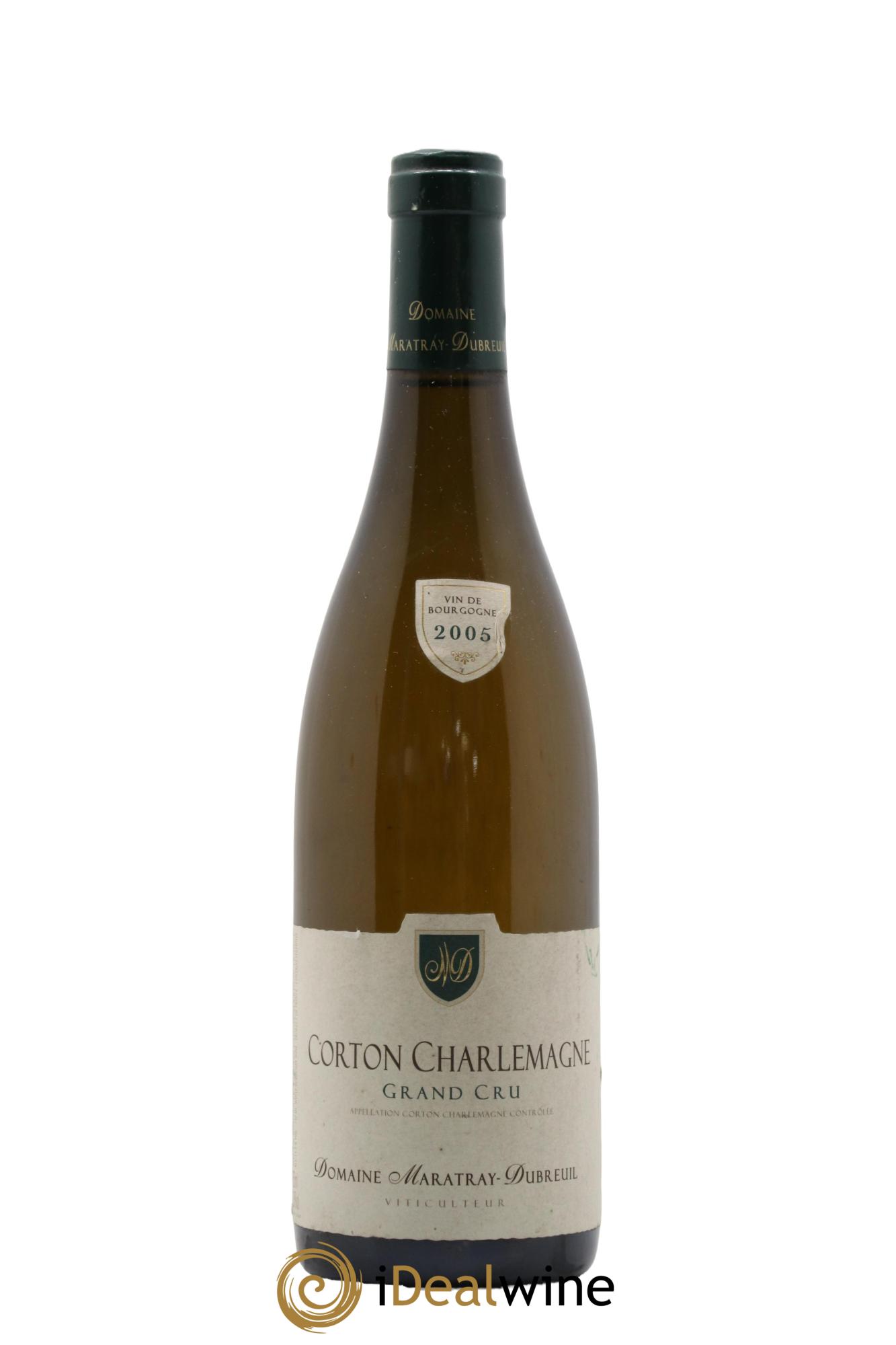 Corton-Charlemagne Grand Cru Maratray-Dubreuil 2005 - Lot of 1 bottle - 0