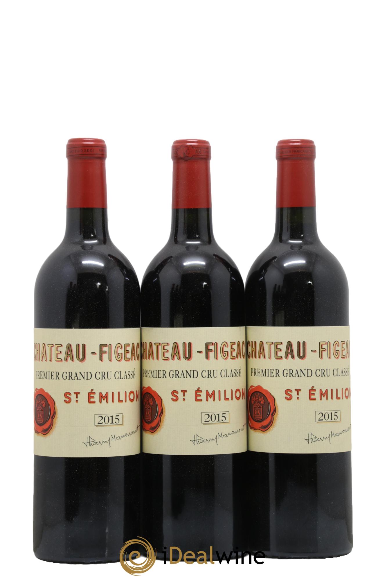 Château Figeac 1er Grand Cru Classé A 2015 - Lot de 6 bouteilles - 1