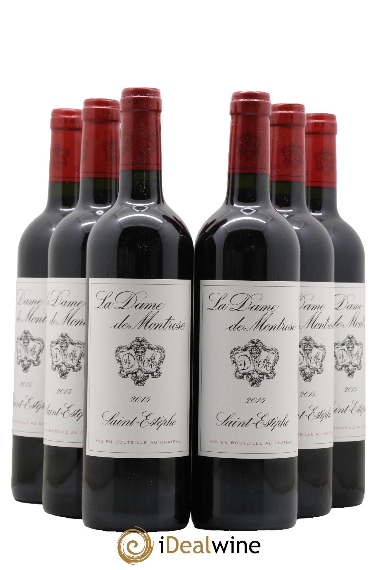 La Dame de Montrose Second Vin 2015 - Lot de 6 bouteilles - 0