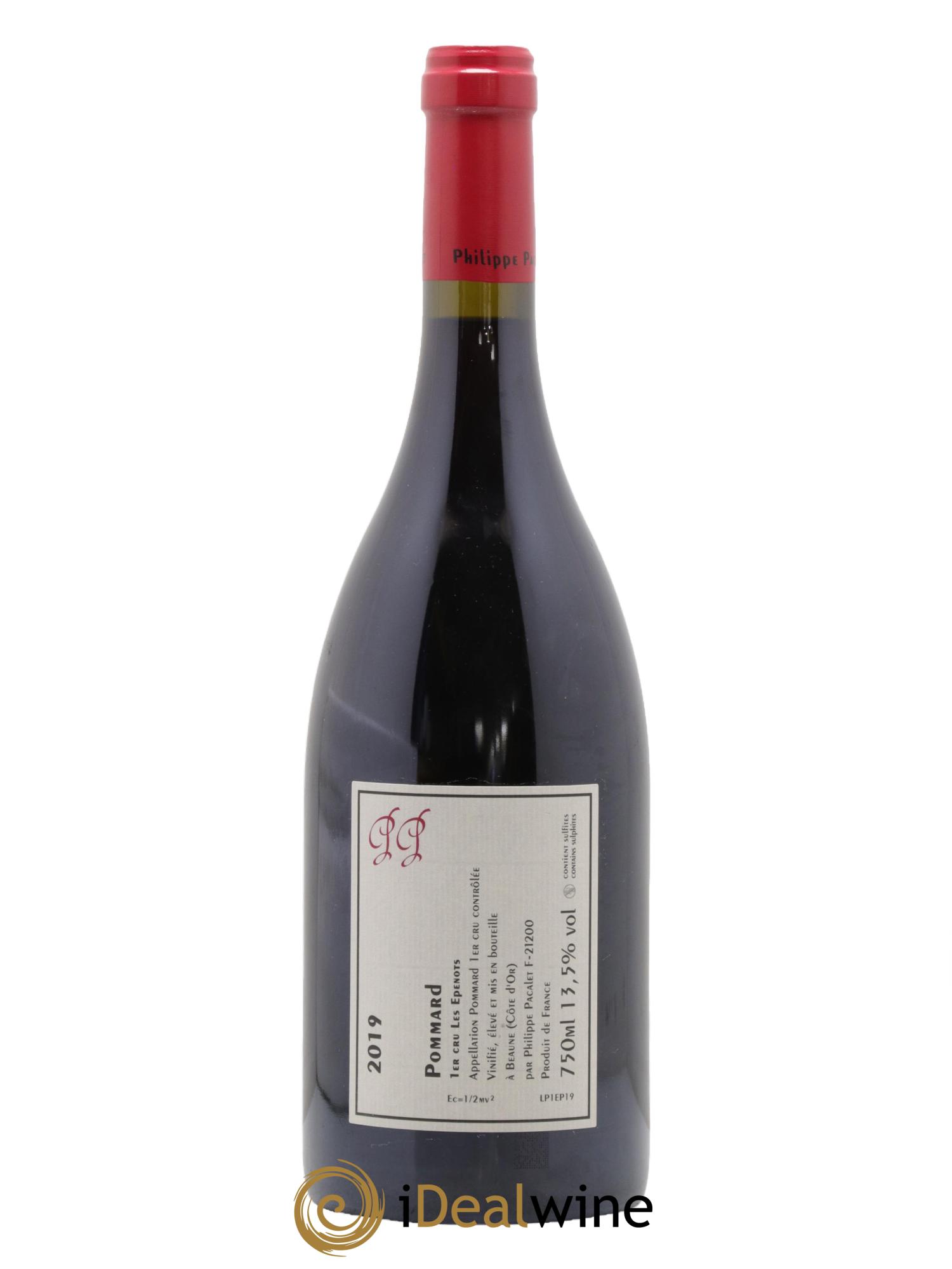 Pommard 1er Cru Les Epenots Philippe Pacalet 2019 - Posten von 1 Flasche - 1