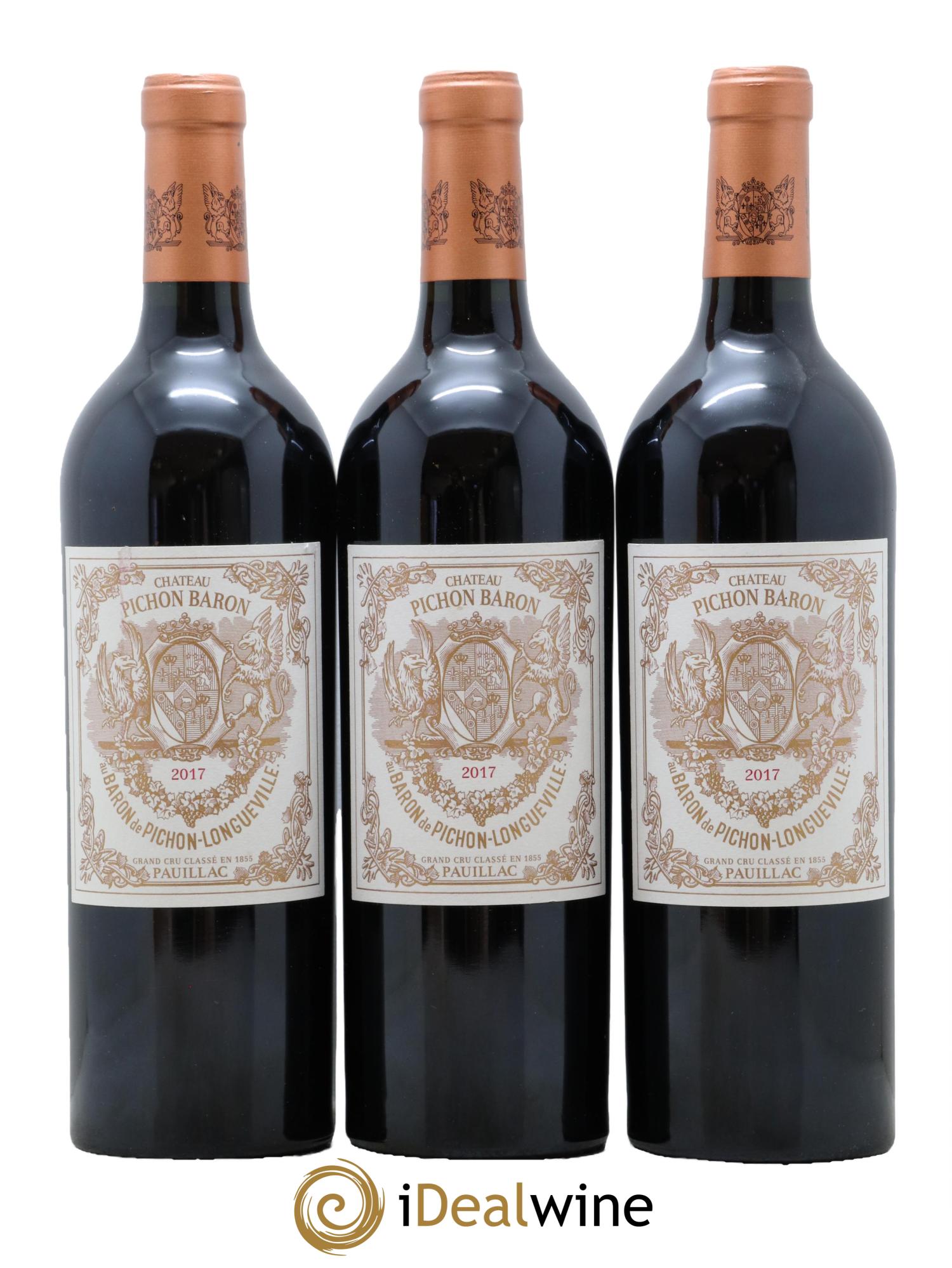 Pichon Longueville Baron 2ème Grand Cru Classé 2017 - Lotto di 6 bottiglie - 2