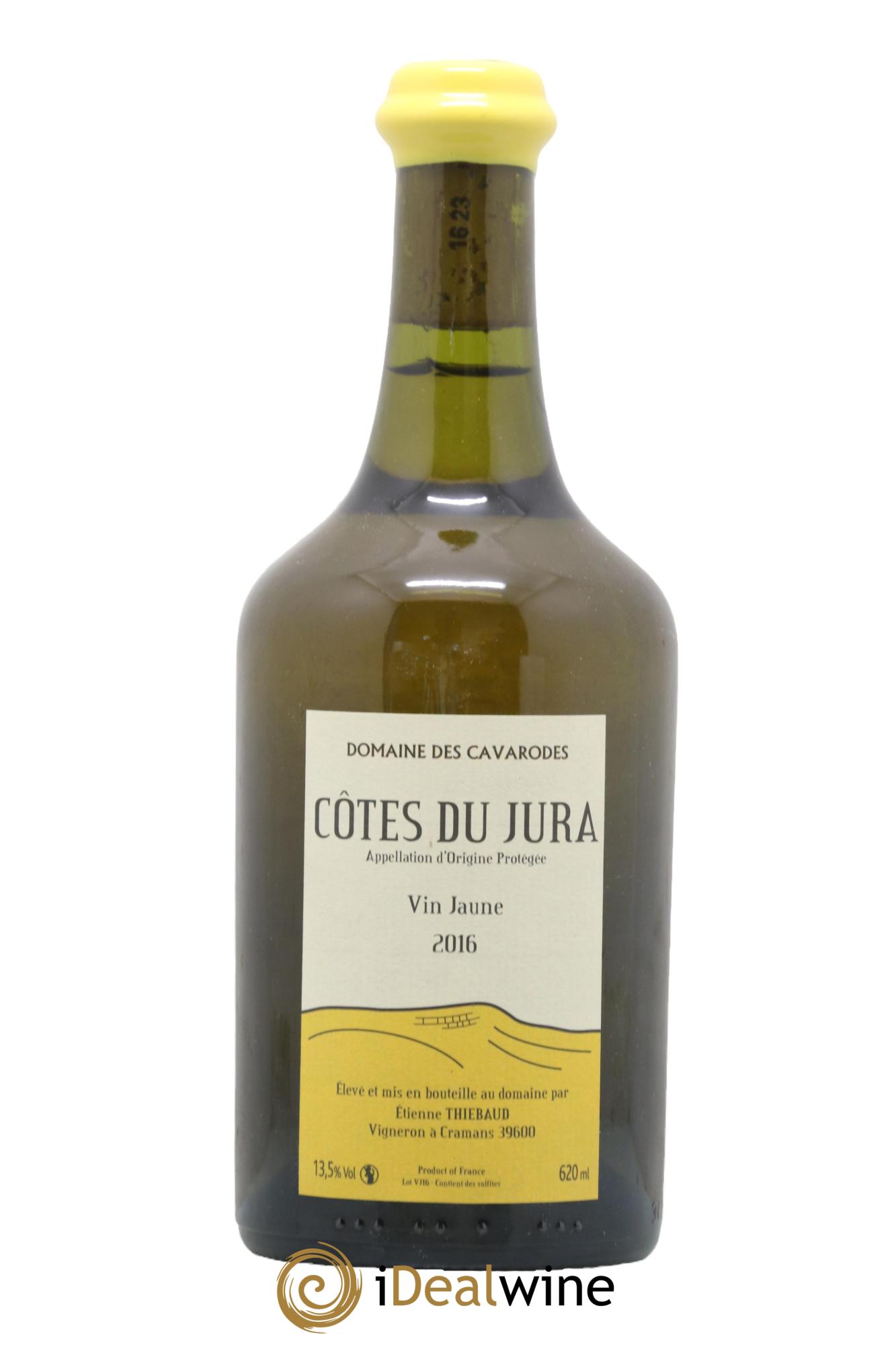 Côtes du Jura Vin Jaune Cavarodes (Domaine des) - Etienne Thiébaud 2016 - Posten von 1 Clavelin - 0