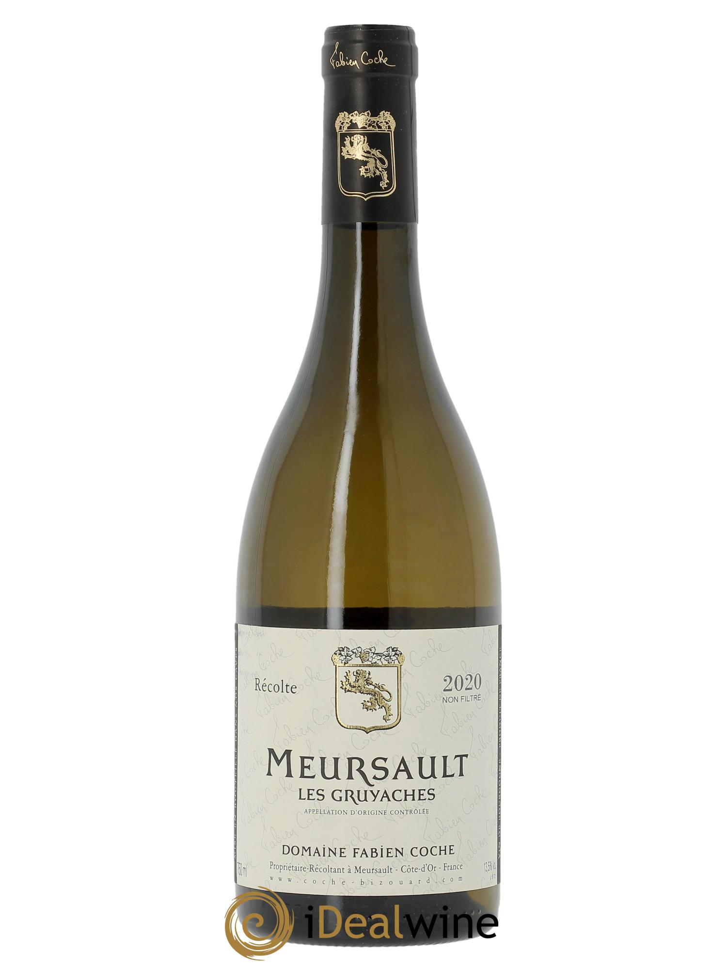 Meursault Les Gruyaches Fabien Coche 2020 - Lotto di 1 bottiglia - 0