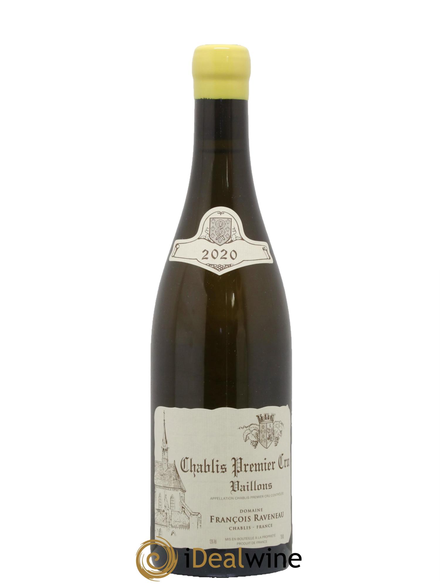 Chablis 1er Cru Vaillons Raveneau (Domaine) 2020 - Lot de 1 bouteille - 0