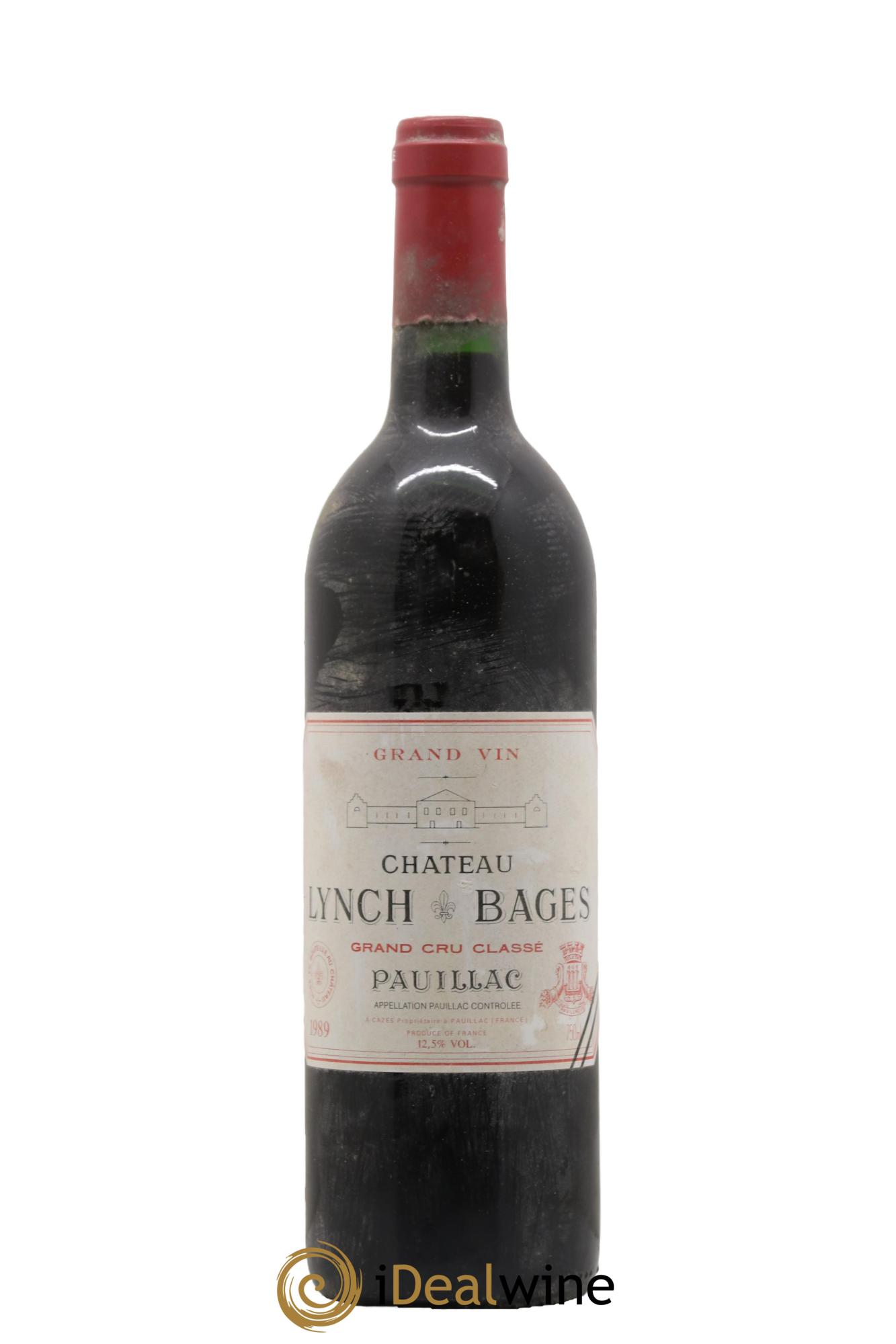 Château Lynch Bages 5ème Grand Cru Classé 1989 - Lot de 1 bouteille - 0