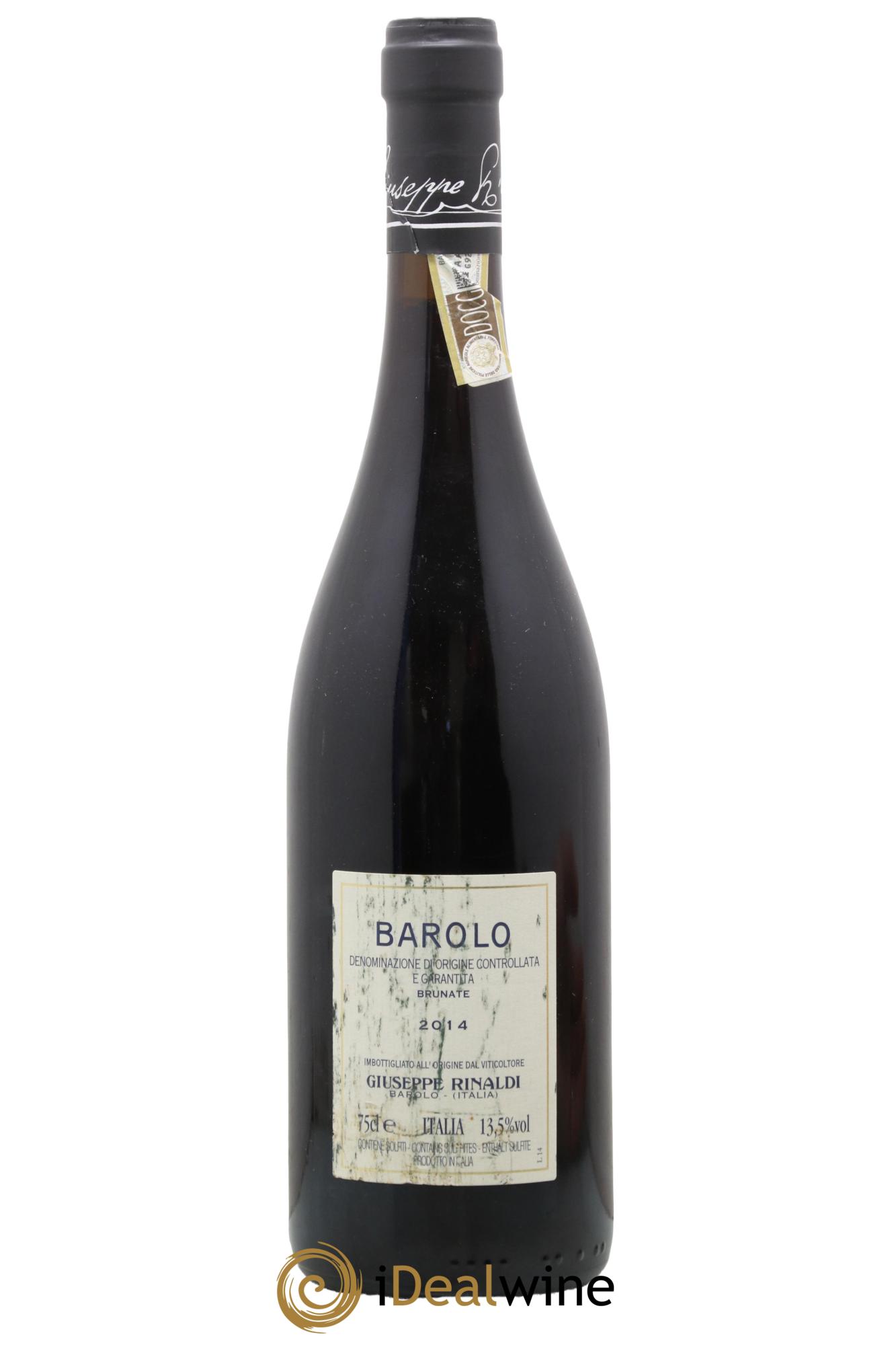 Barolo DOCG Brunate  Giuseppe Rinaldi 2014 - Lotto di 1 bottiglia - 1