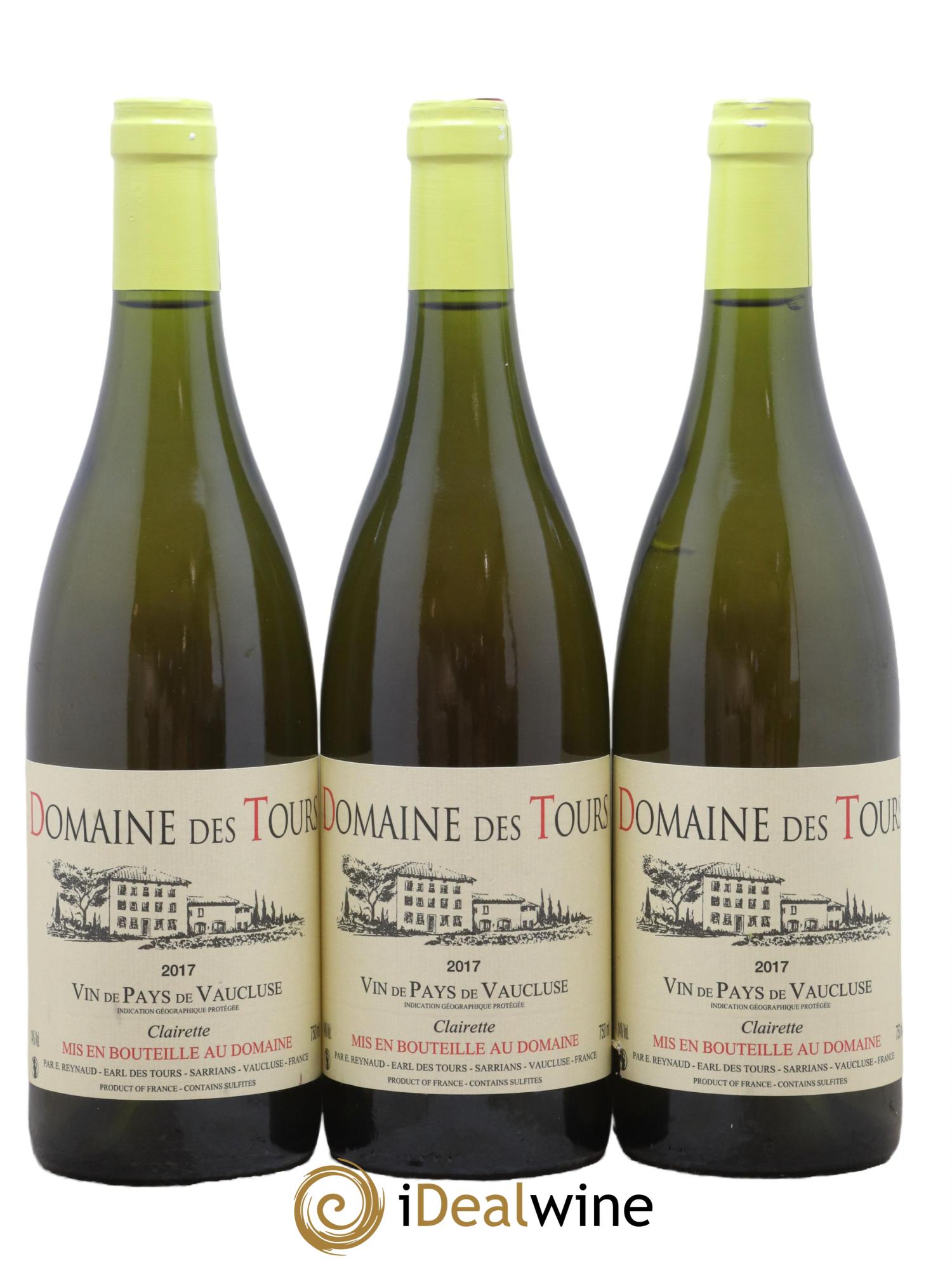 IGP Vaucluse (Vin de Pays de Vaucluse)  - Domaine des Tours Emmanuel Reynaud