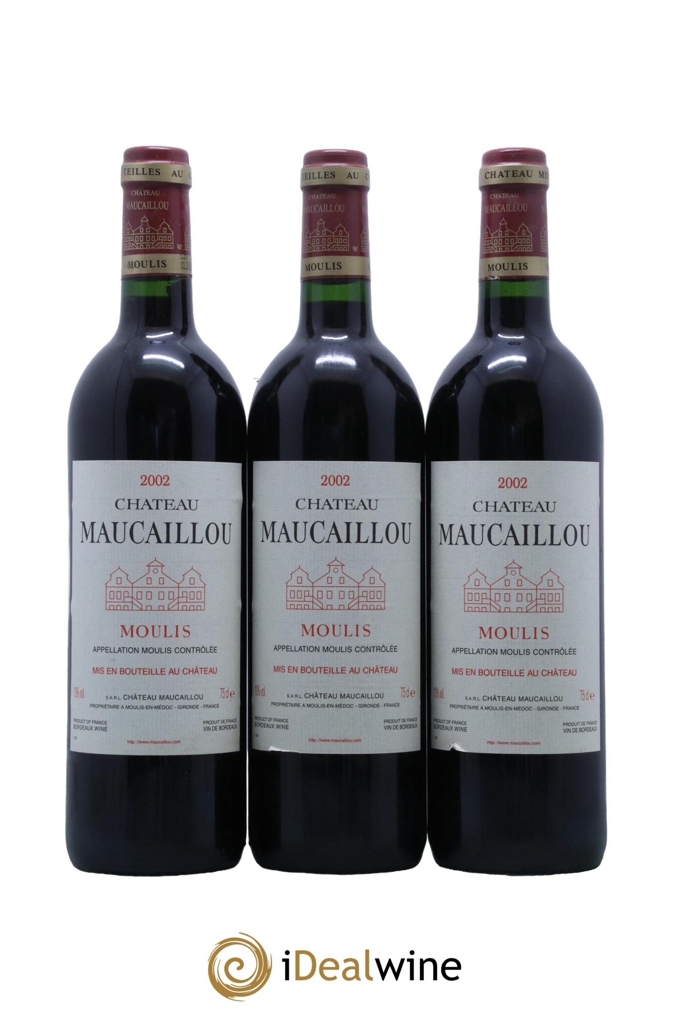 Château Maucaillou  2002 - Lot of 12 bottles - 3