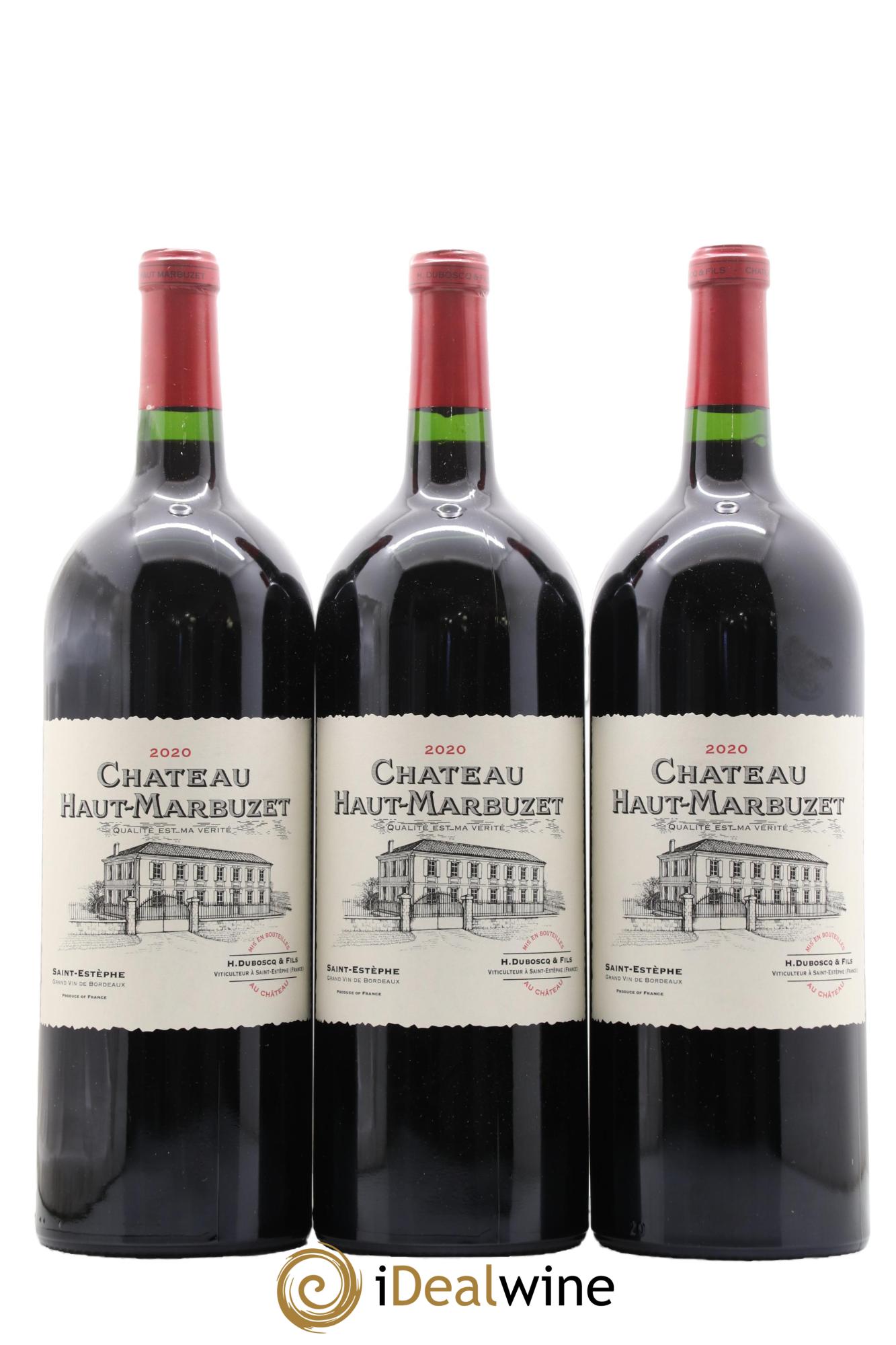 Château Haut Marbuzet  2020 - Lotto di 3 magnum - 0