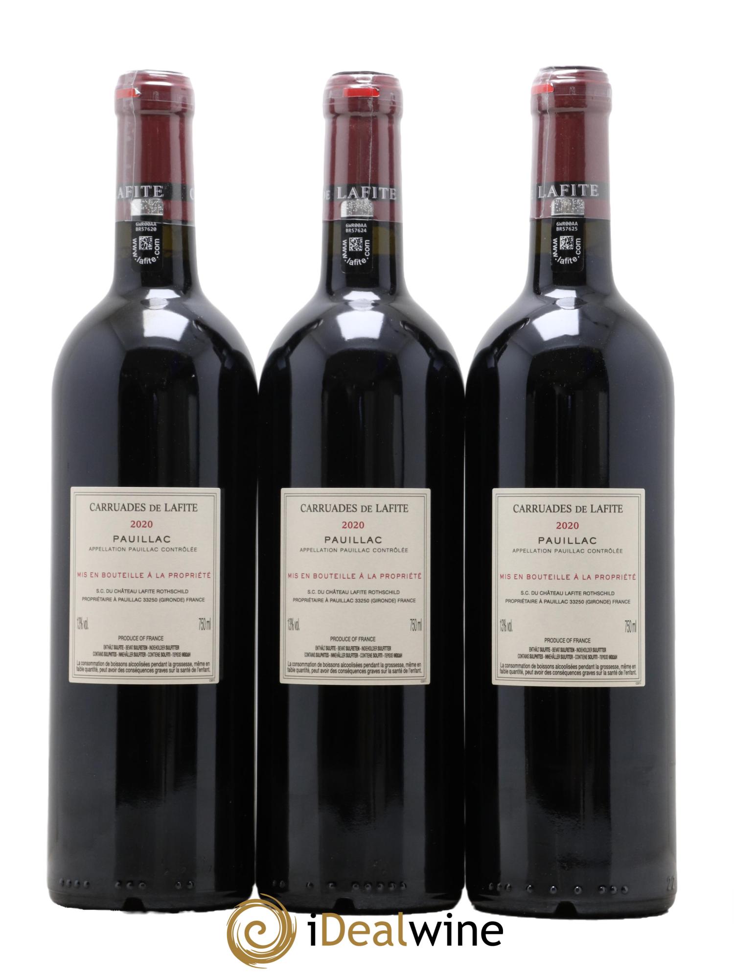 Carruades de Lafite Rothschild Second Vin 2020 - Lot de 6 bouteilles - 4