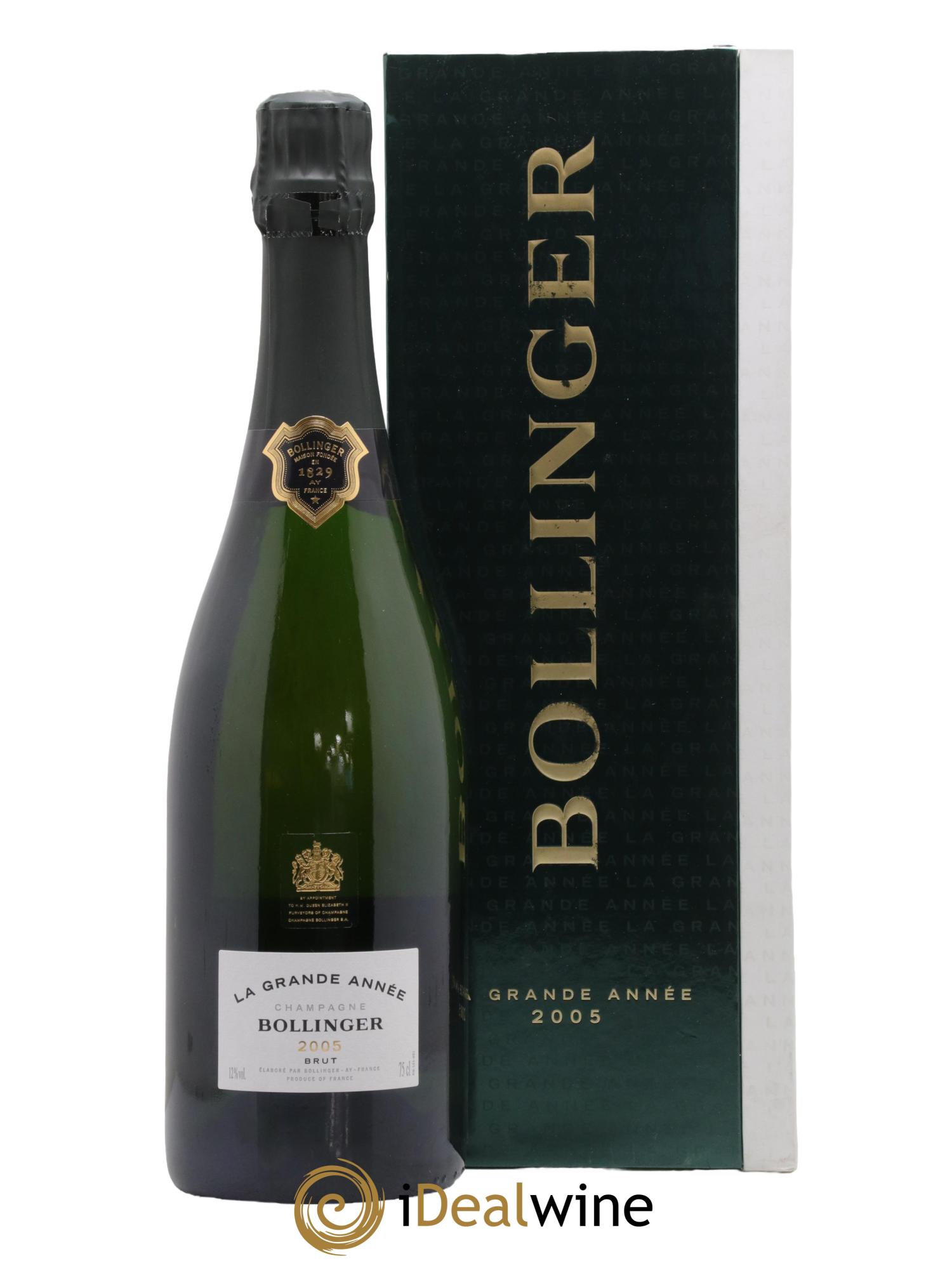 Grande Année Bollinger 2005 - Lot de 1 bouteille - 0