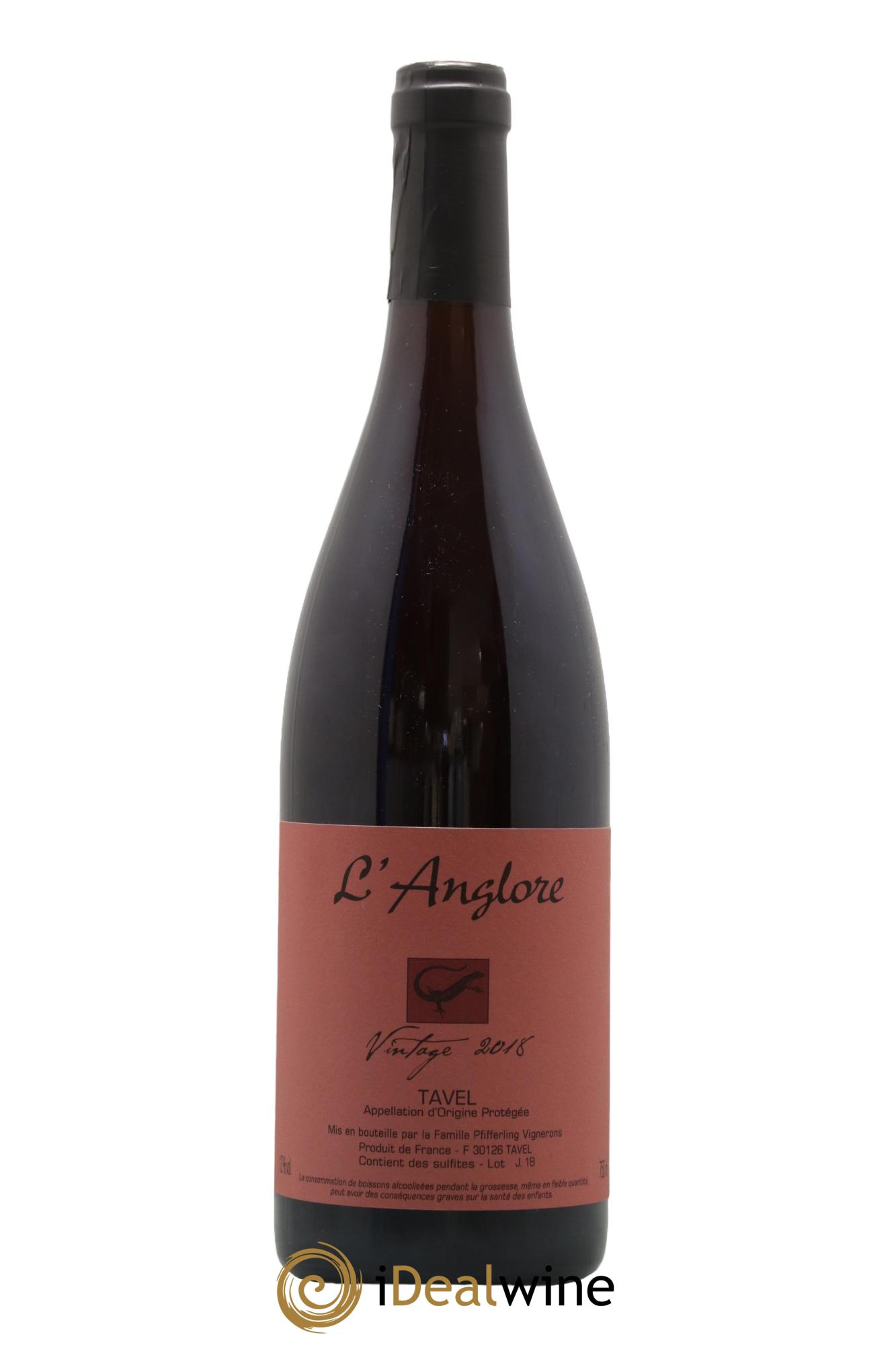 Tavel Vintage L'Anglore  2018 - Lot de 1 bouteille - 0