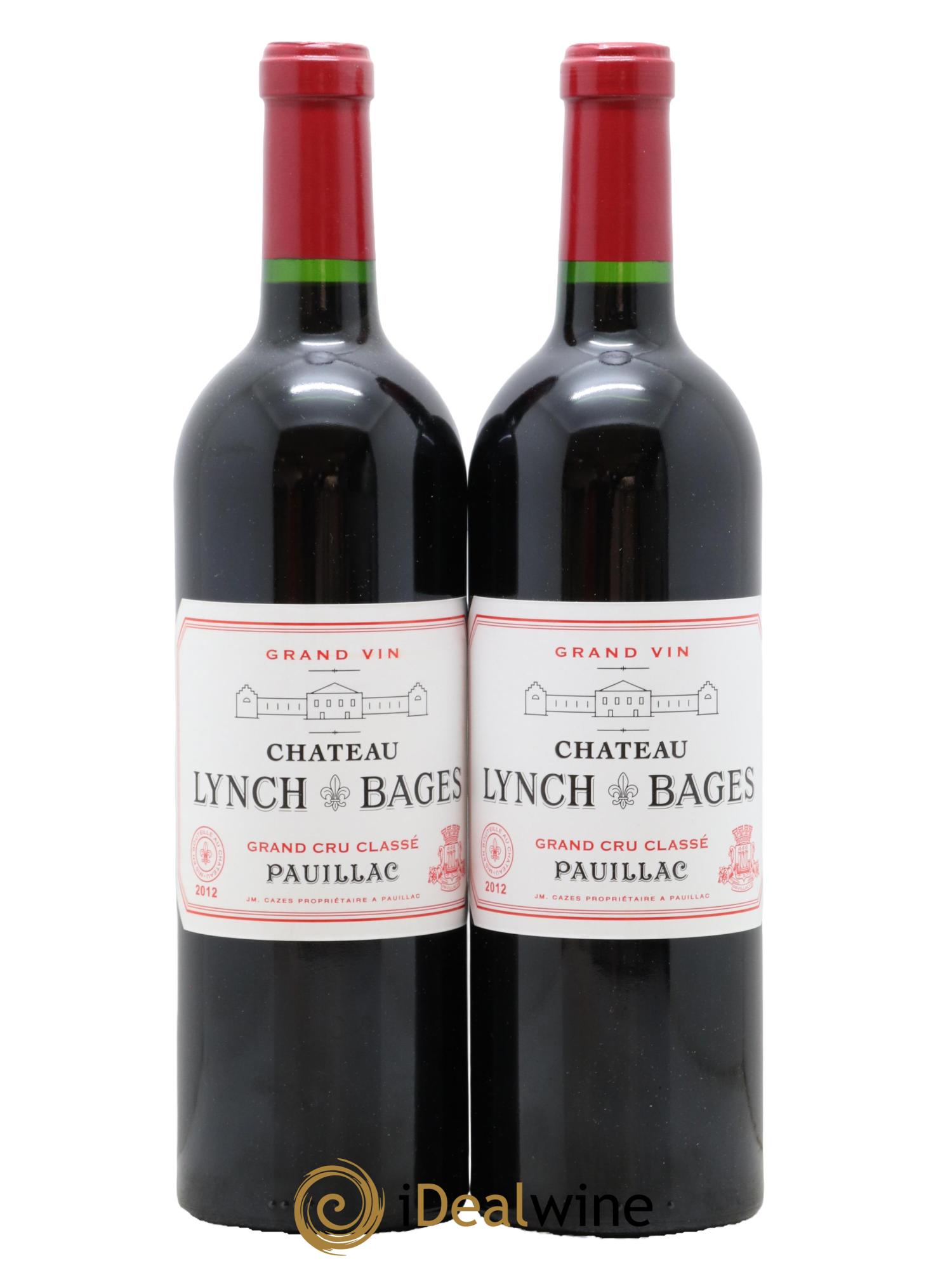 Château Lynch Bages 5ème Grand Cru Classé  2012 - Posten von 2 Flaschen - 0