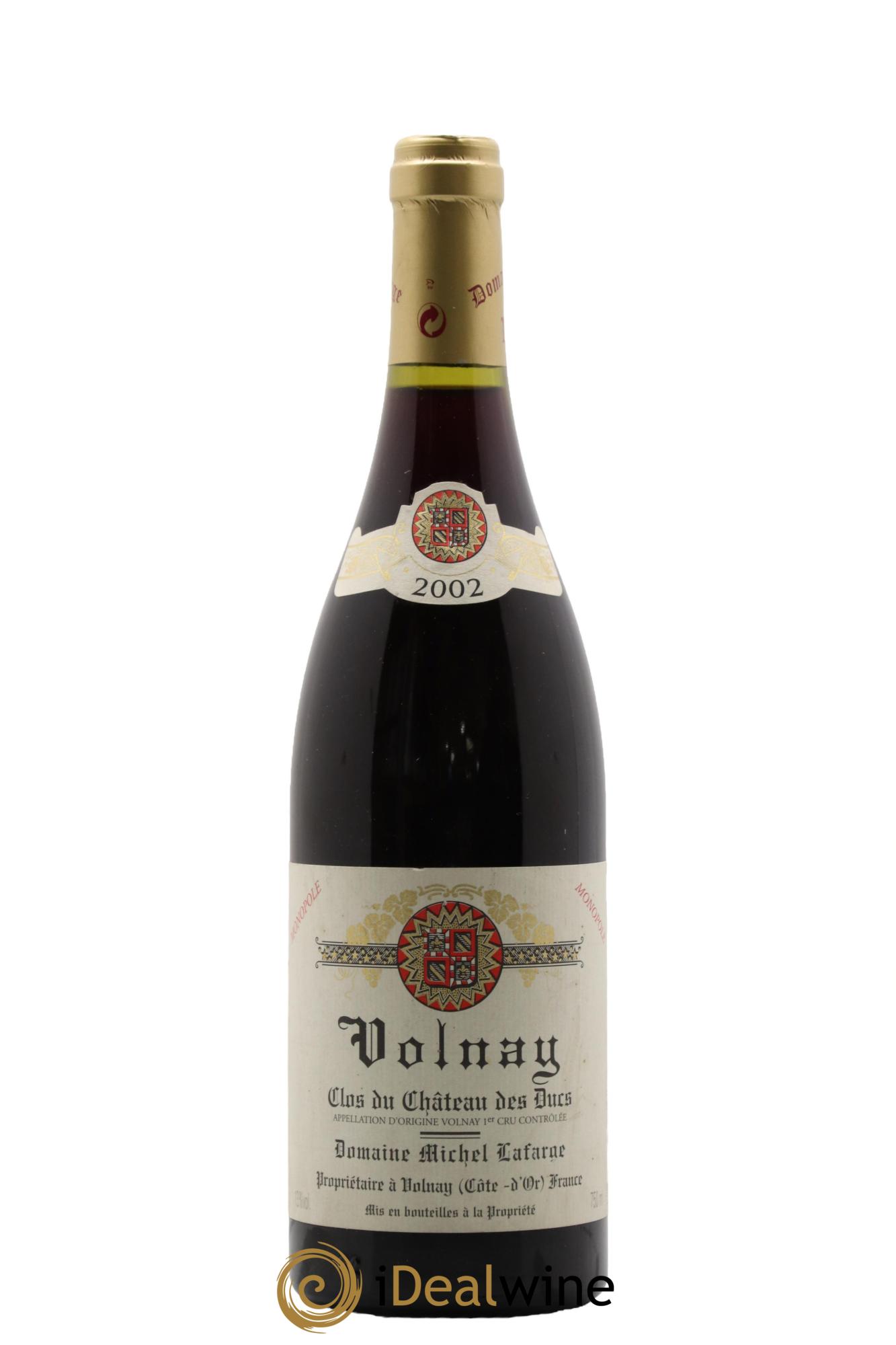 Volnay 1er Cru Clos du Château des Ducs Lafarge (Domaine) 2002 - Lot de 1 bouteille - 0