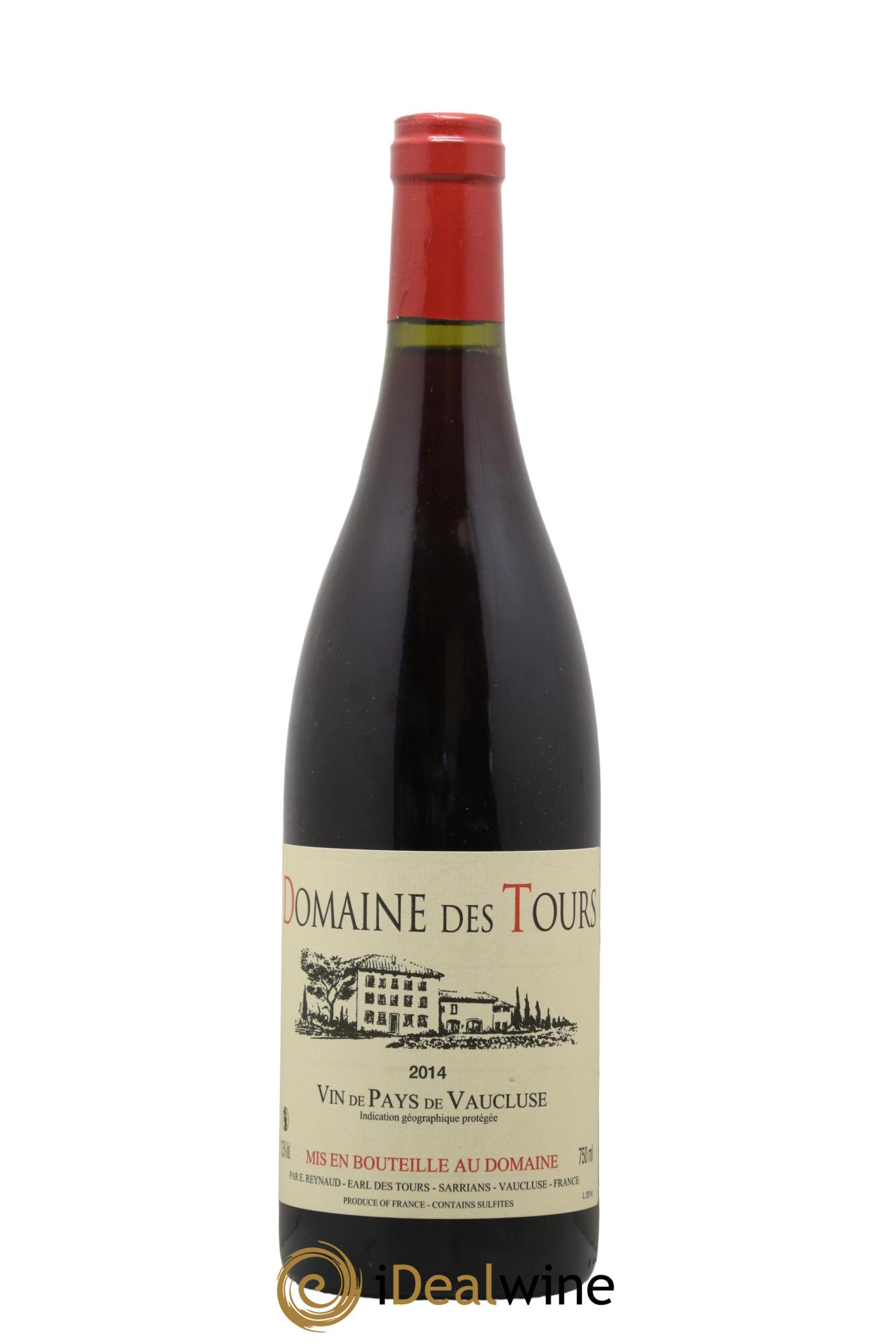 IGP Vaucluse (Vin de Pays de Vaucluse) Domaine des Tours Emmanuel Reynaud 2014 - Lotto di 1 bottiglia - 0