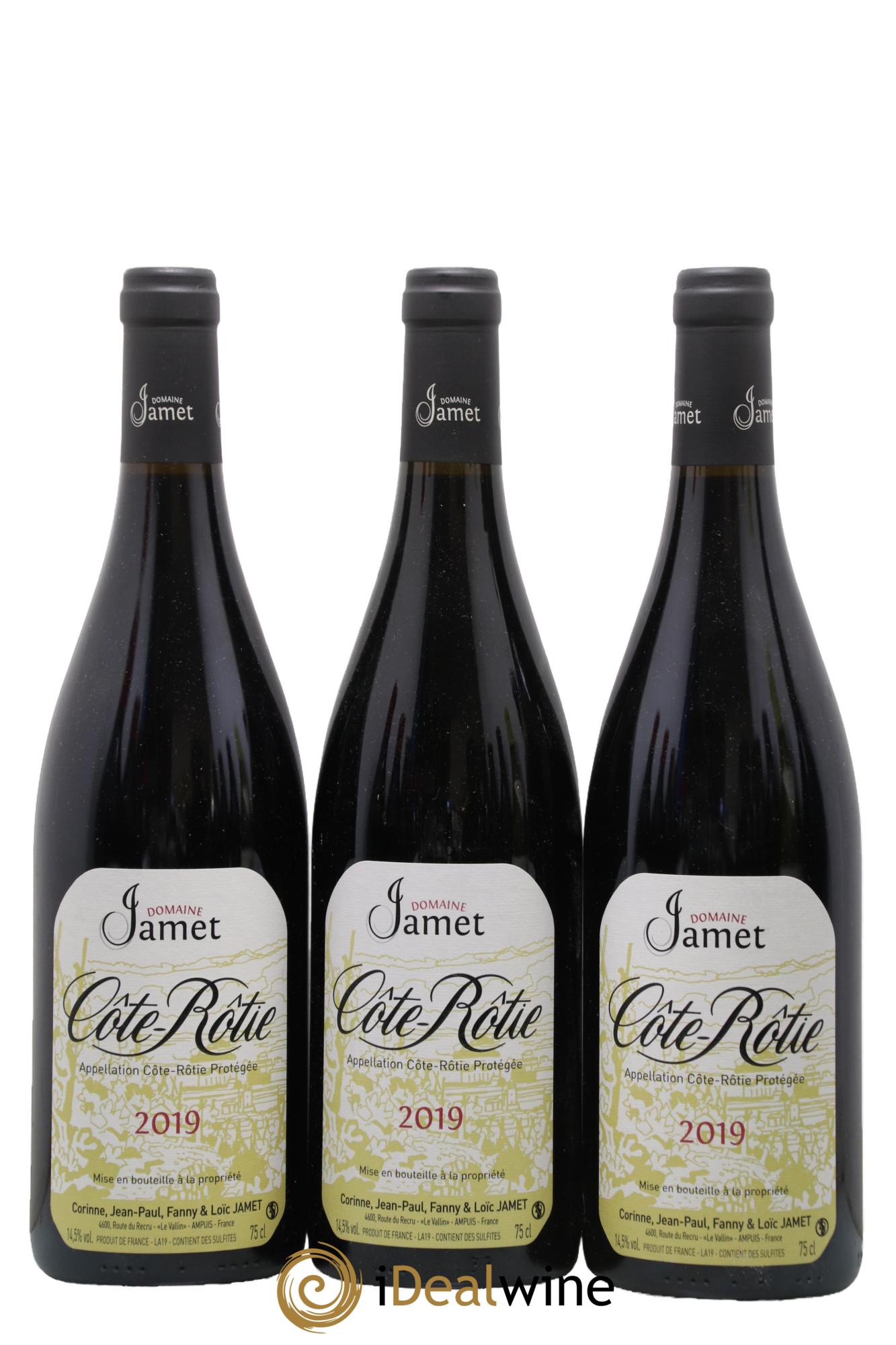 Côte-Rôtie Jamet (Domaine) 2019 - Lot de 3 bouteilles - 0