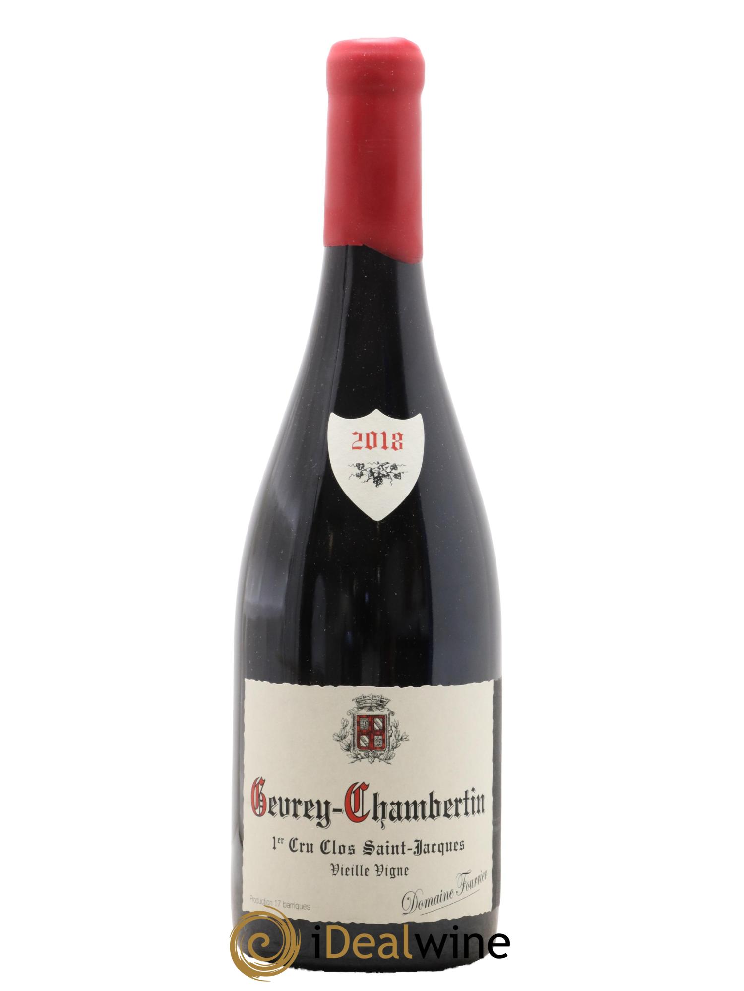 Gevrey-Chambertin 1er Cru Clos Saint-Jacques Vieille Vigne Fourrier (Domaine)  2018 - Lot de 1 bouteille - 0