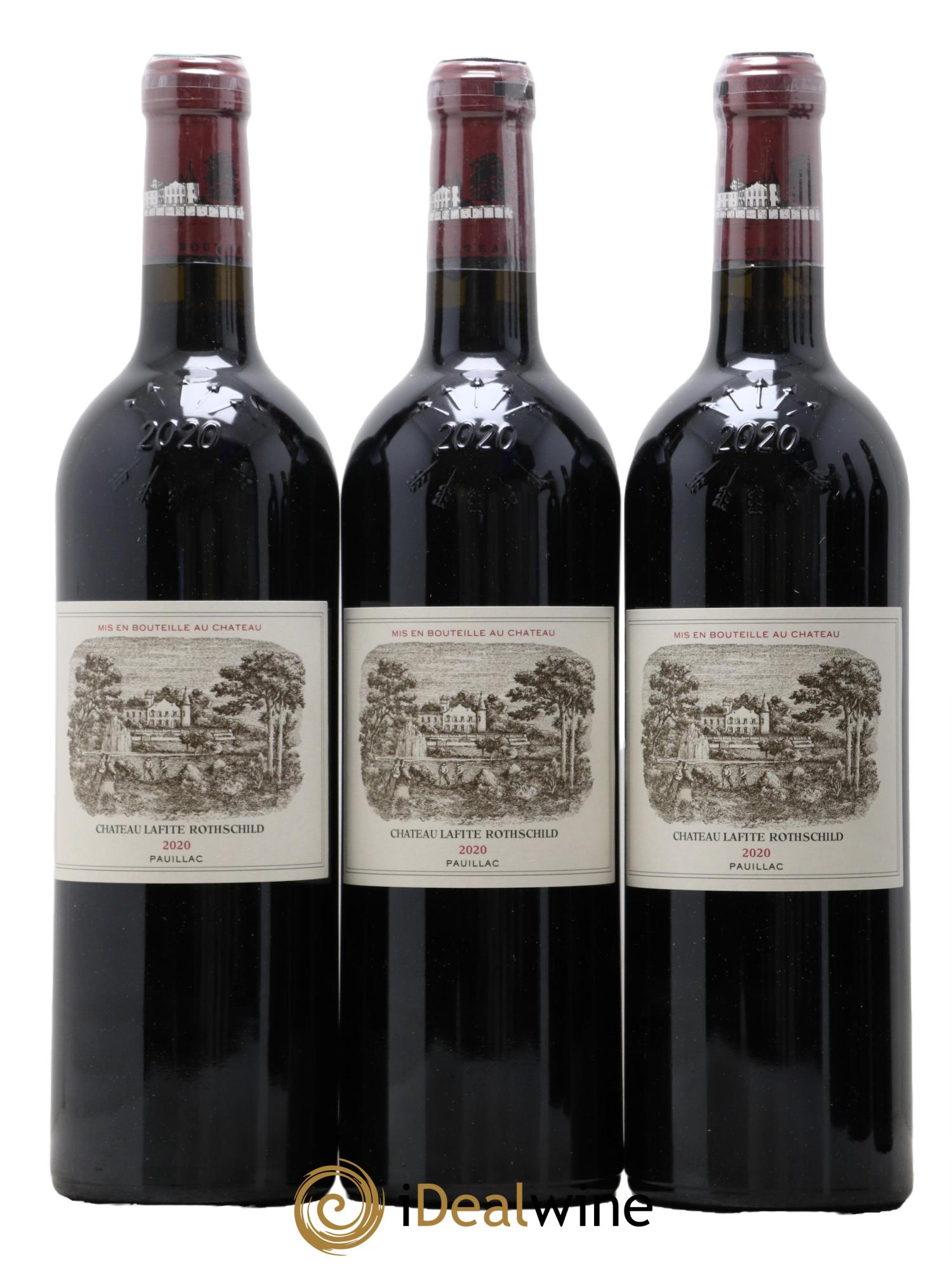 Château Lafite Rothschild 1er Grand Cru Classé 2020 - Posten von 6 Flaschen - 3