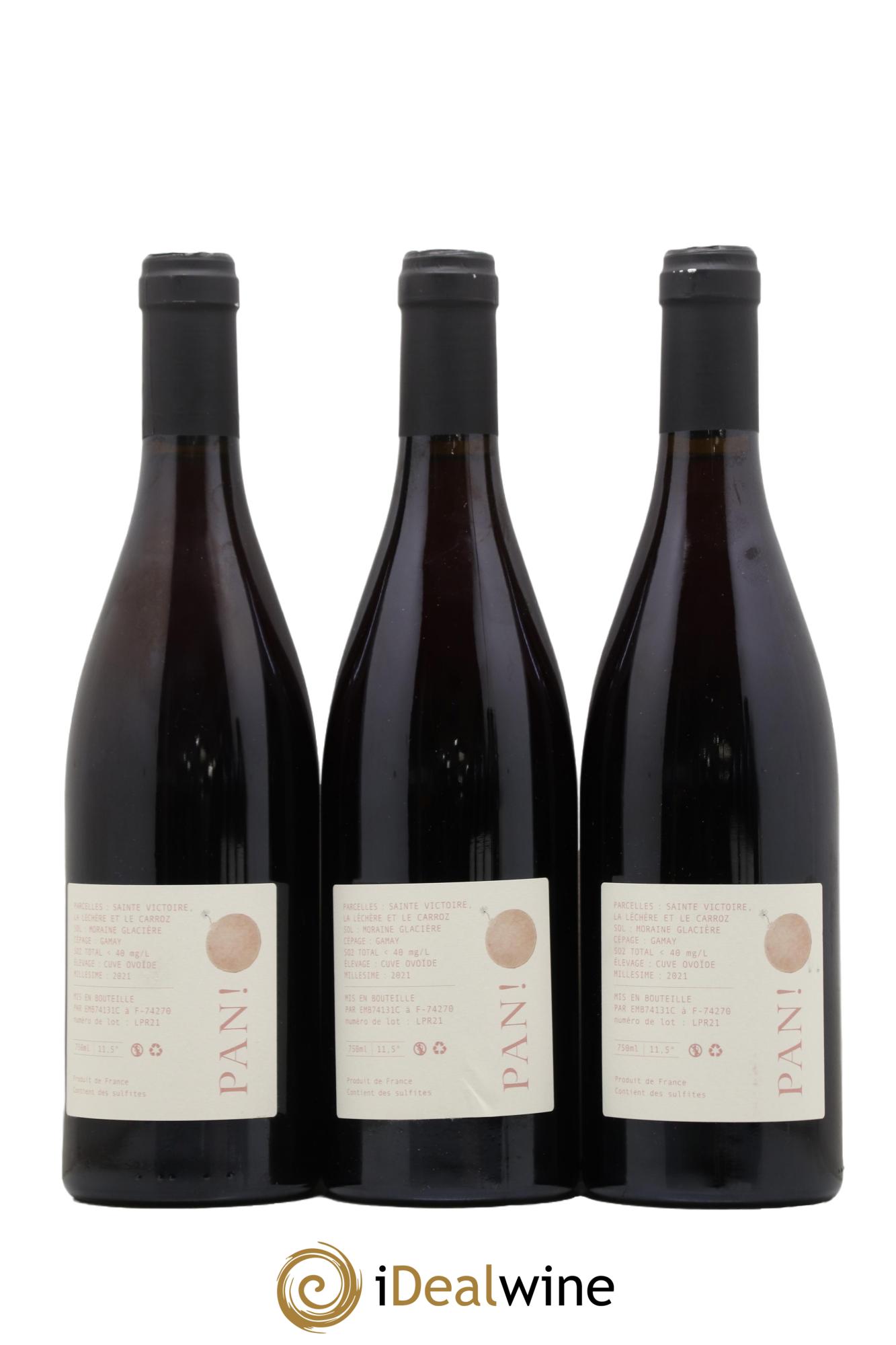 Vin de Savoie Pan ! Le Rouze Domaine Les Aricoques 2021 - Lot de 3 bouteilles - 1