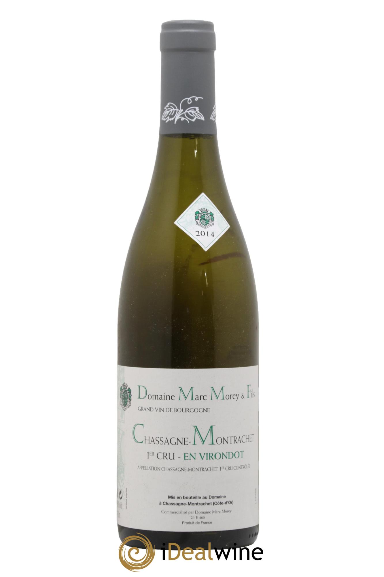 Chassagne-Montrachet 1er Cru En Virondot Marc Morey 2014 - Lot de 1 bouteille - 0