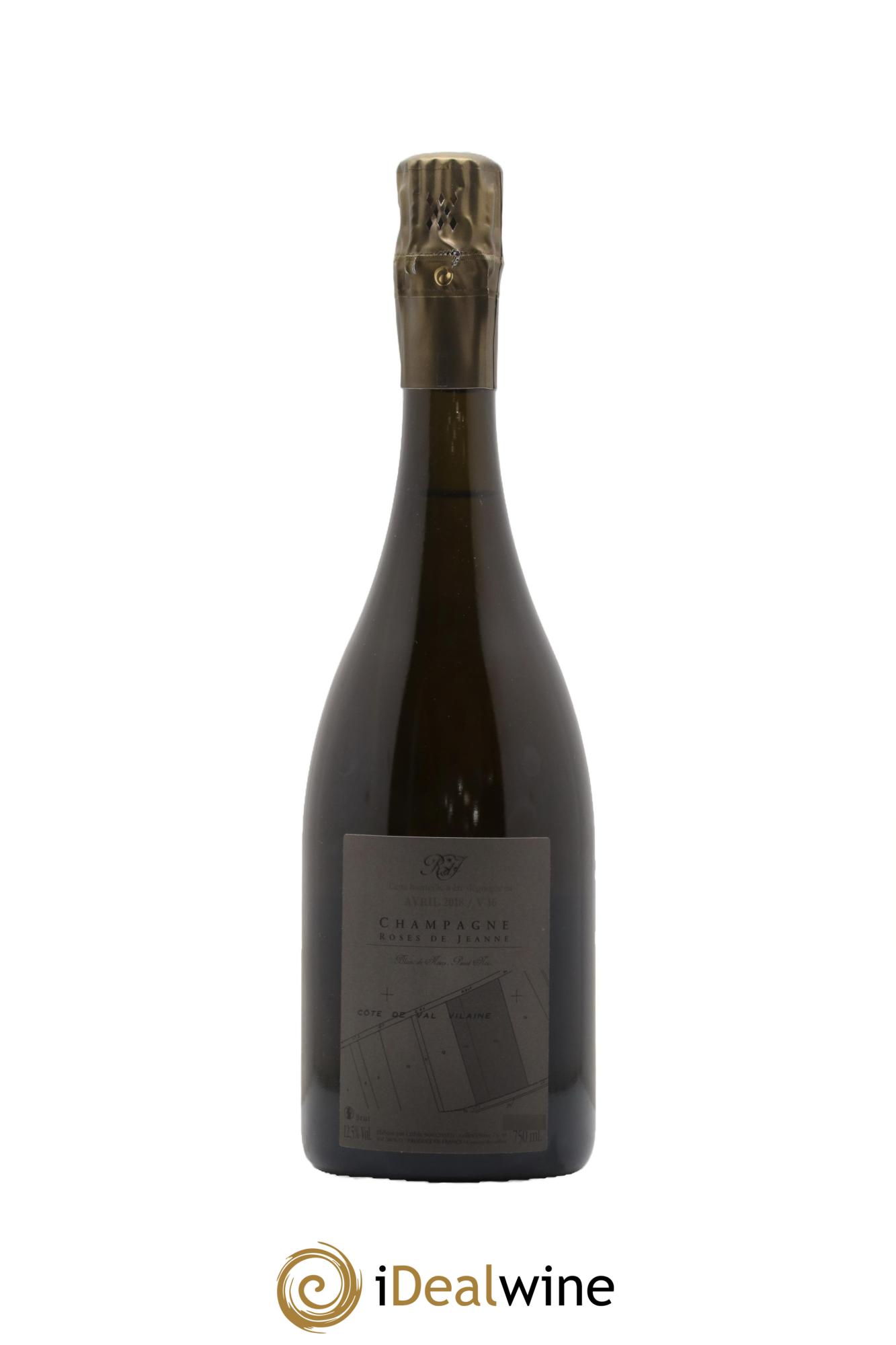 Roses de Jeanne Côte de Val Vilaine Blanc de Noirs Cédric Bouchard 2016 - Lot of 1 bottle - 1