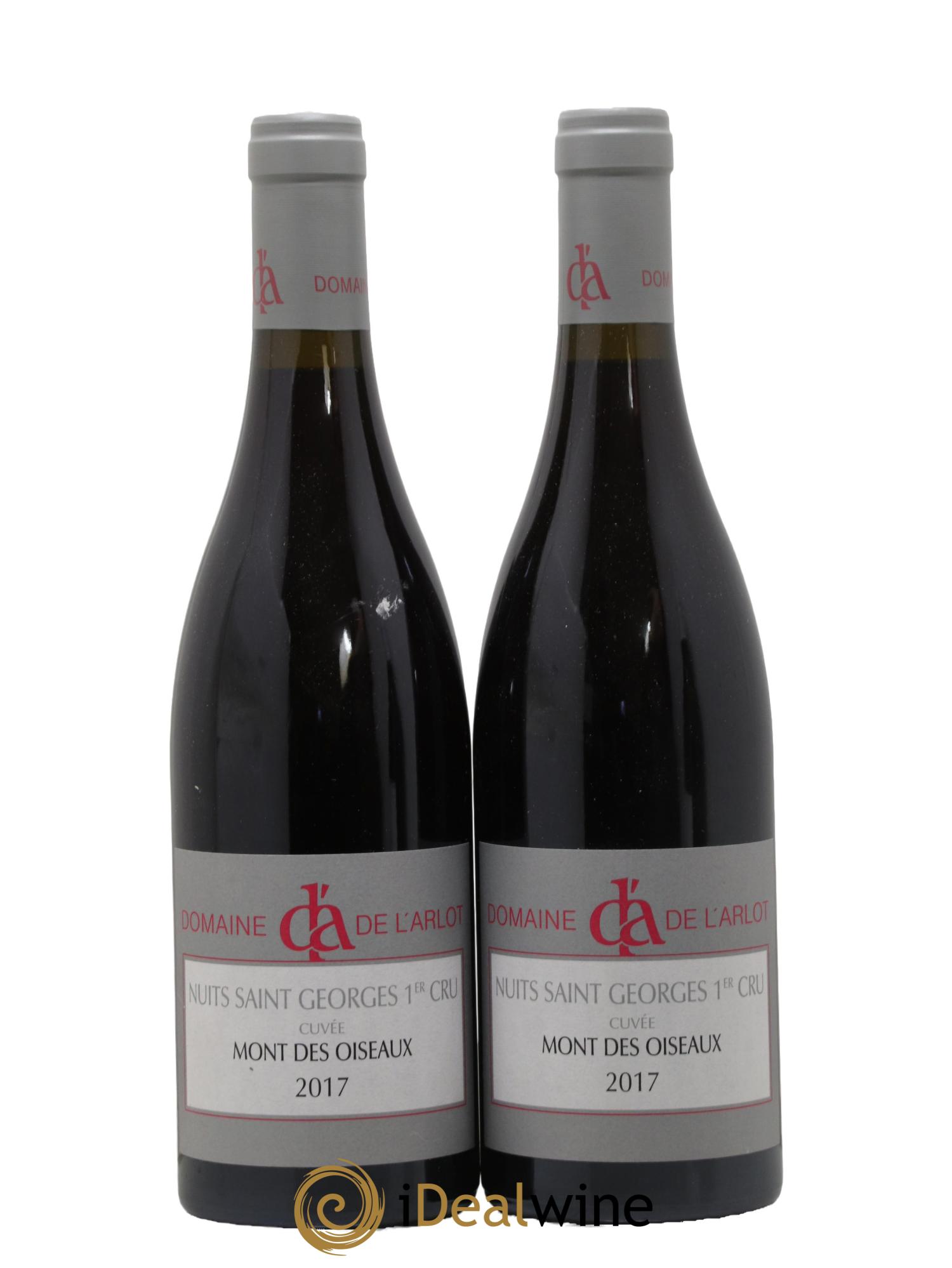 Nuits-Saint-Georges 1er Cru Mont des Oiseaux Domaine de l'Arlot 2017 - Lot of 2 bottles - 0