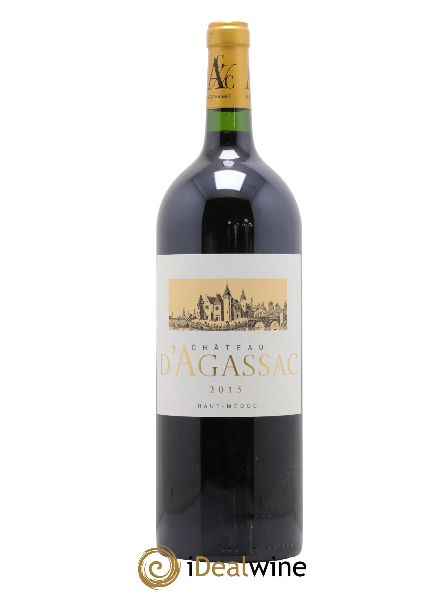 Château d' Agassac Cru Bourgeois  2015 - Lot de 1 magnum - 0