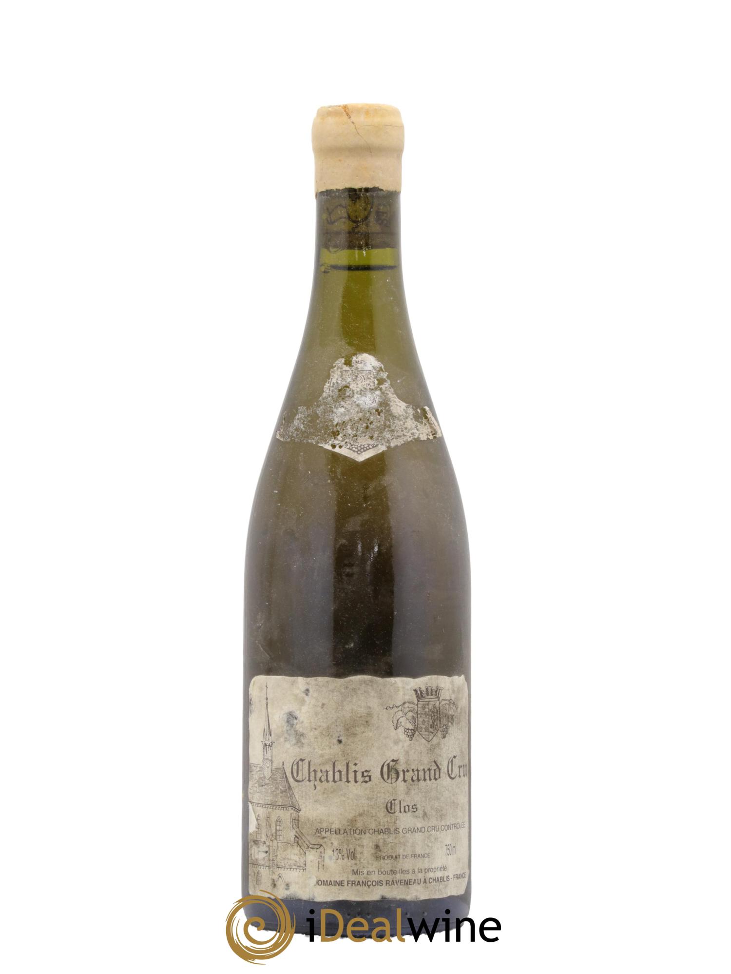 Chablis Grand Cru Clos Raveneau (Domaine) - Lot de 1 bouteille - 0