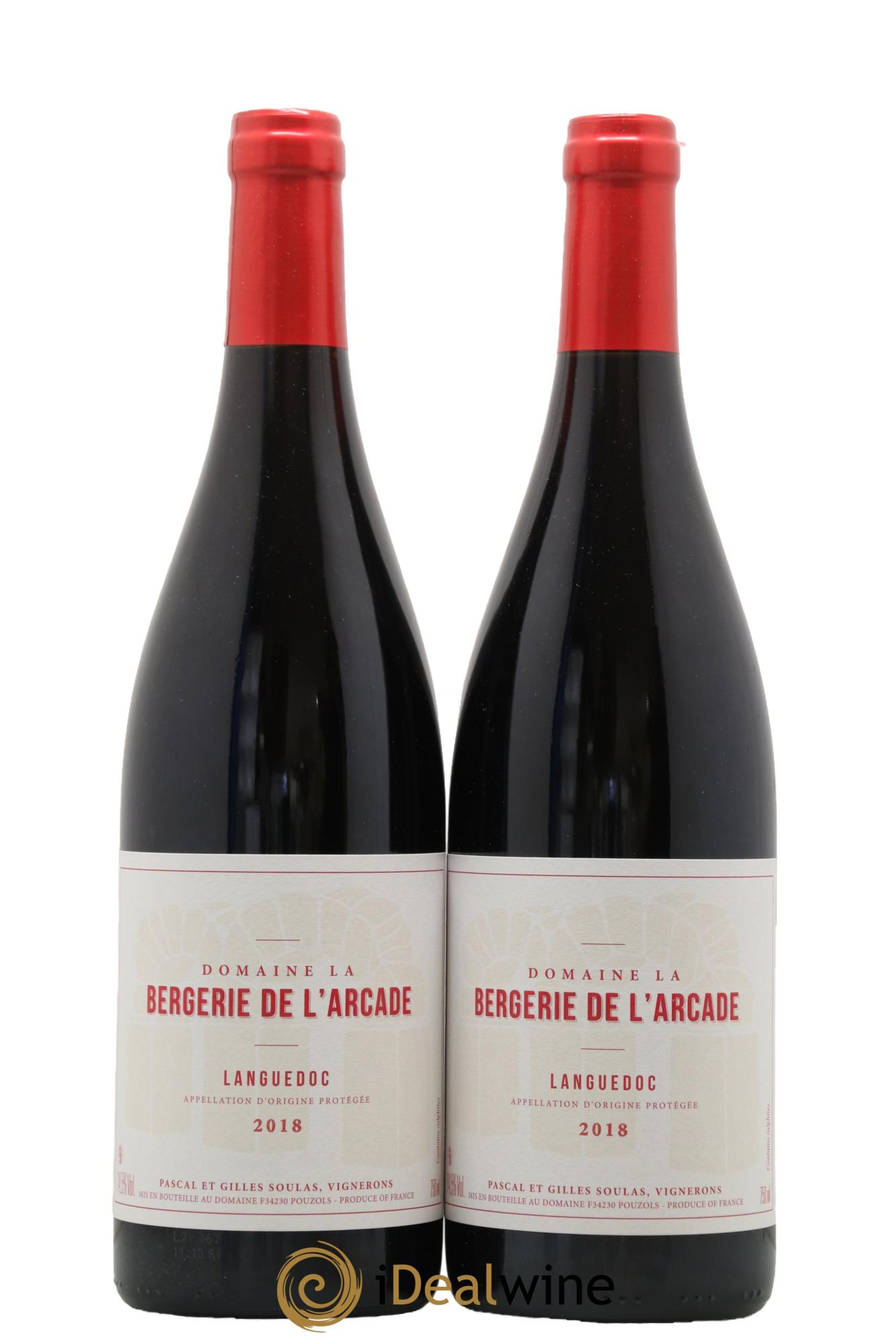 Languedoc La Bergerie de l'Arcade (Domaine) 2018 - Lotto di 2 bottiglie - 0