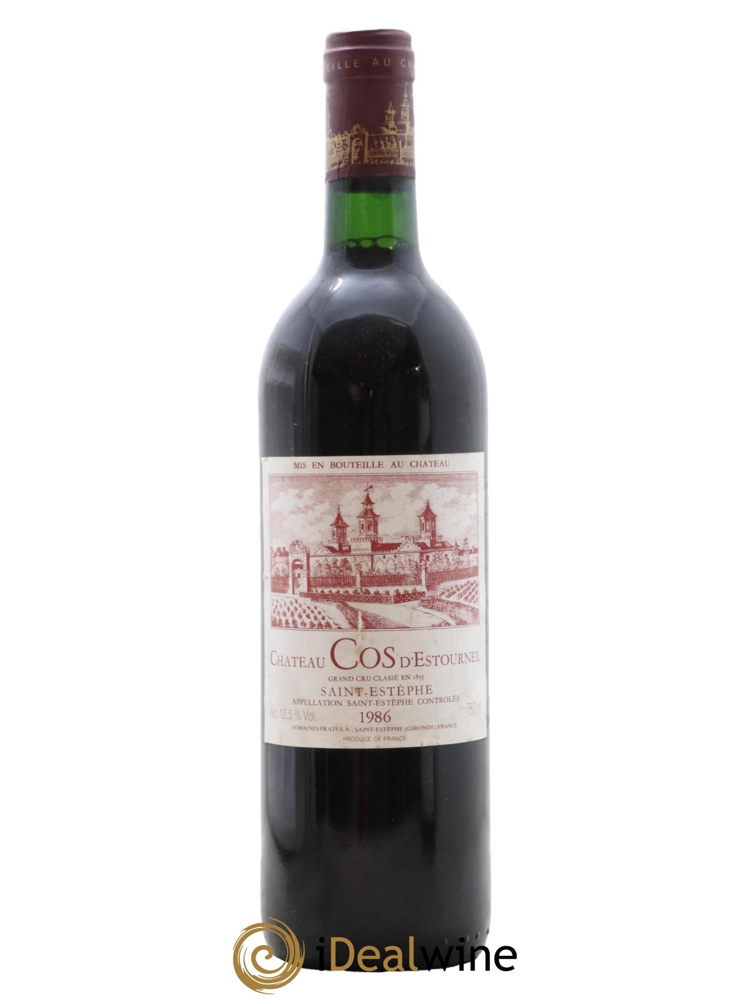 Cos d'Estournel 2ème Grand Cru Classé 1986 - Lot de 1 bouteille - 0