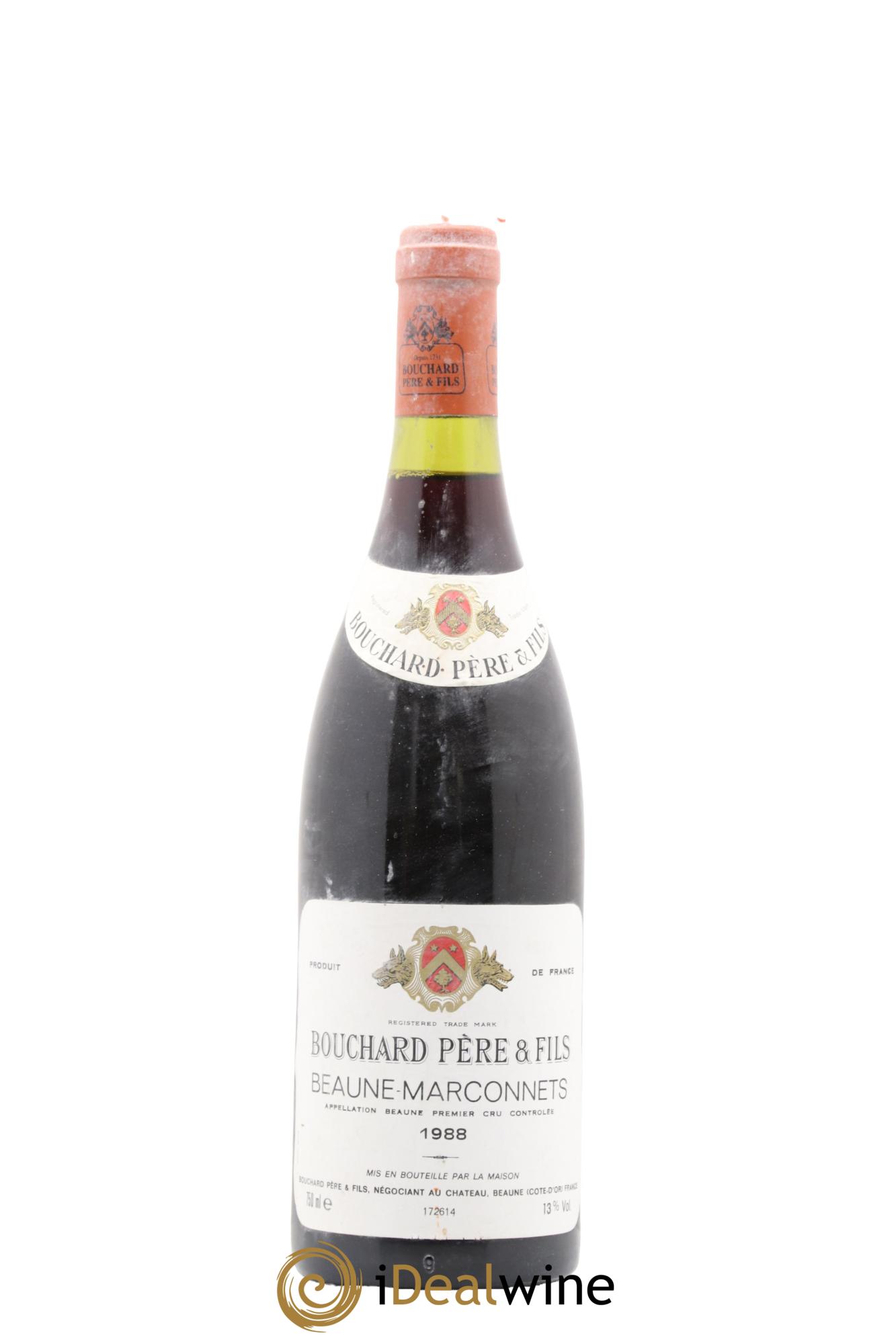 Beaune 1er Cru Marconnets Bouchard Père & Fils 1988 - Lot de 1 bouteille - 0