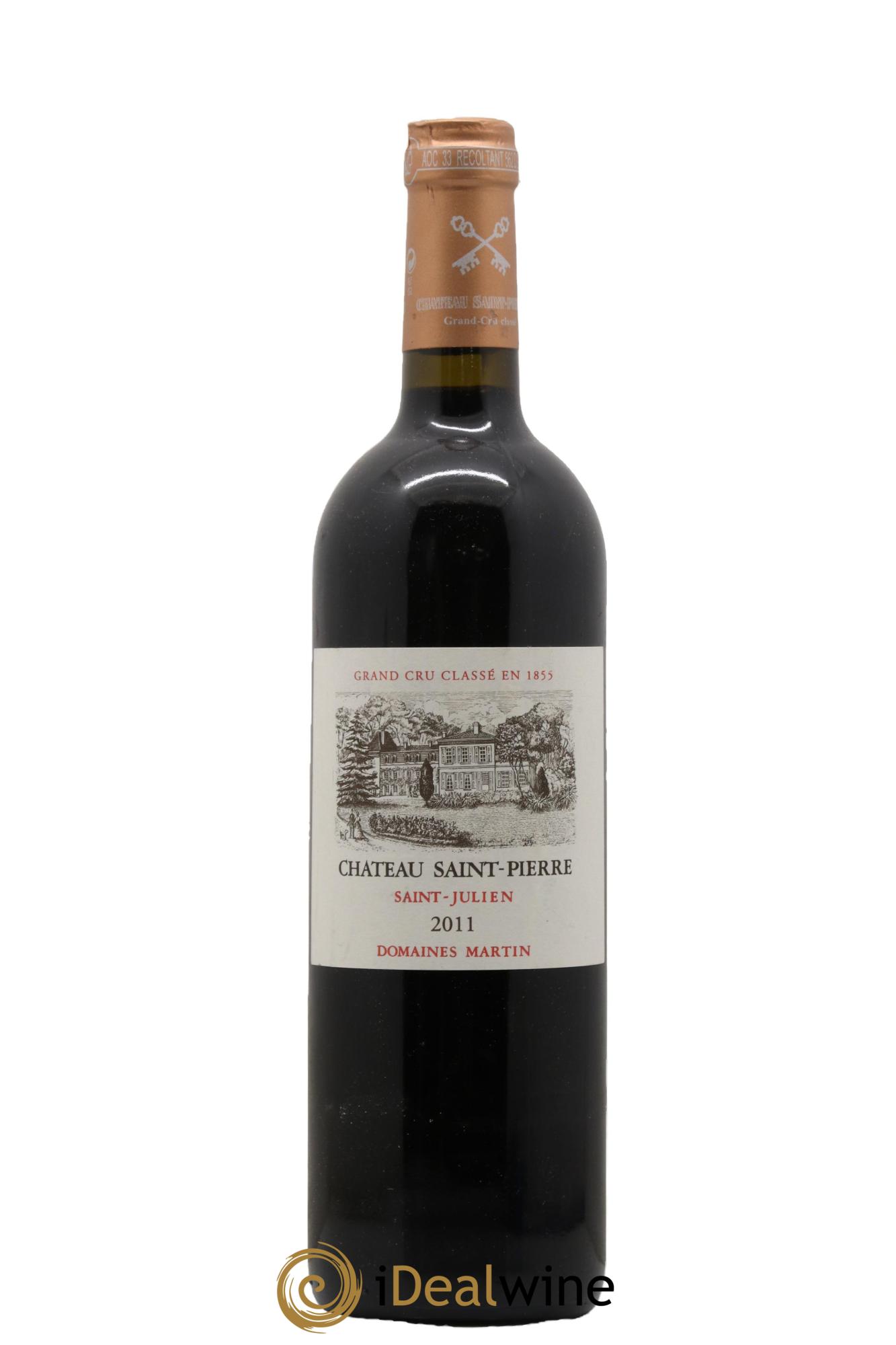 Château Saint-Pierre 4ème Grand Cru Classé 2011 - Posten von 1 Flasche - 0