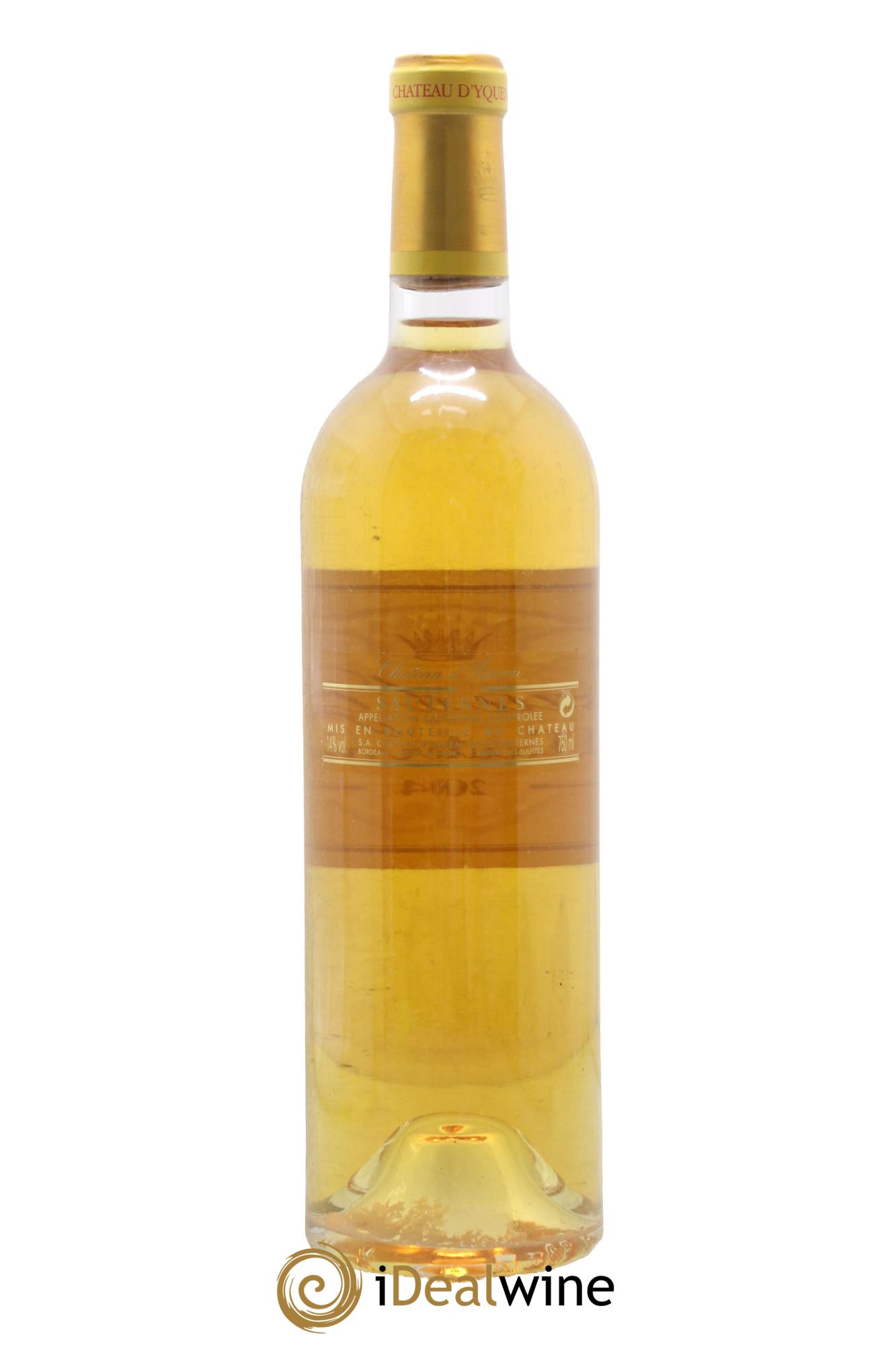 Château d' Yquem 1er Cru Classé Supérieur 2004 - Lot de 1 bouteille - 1