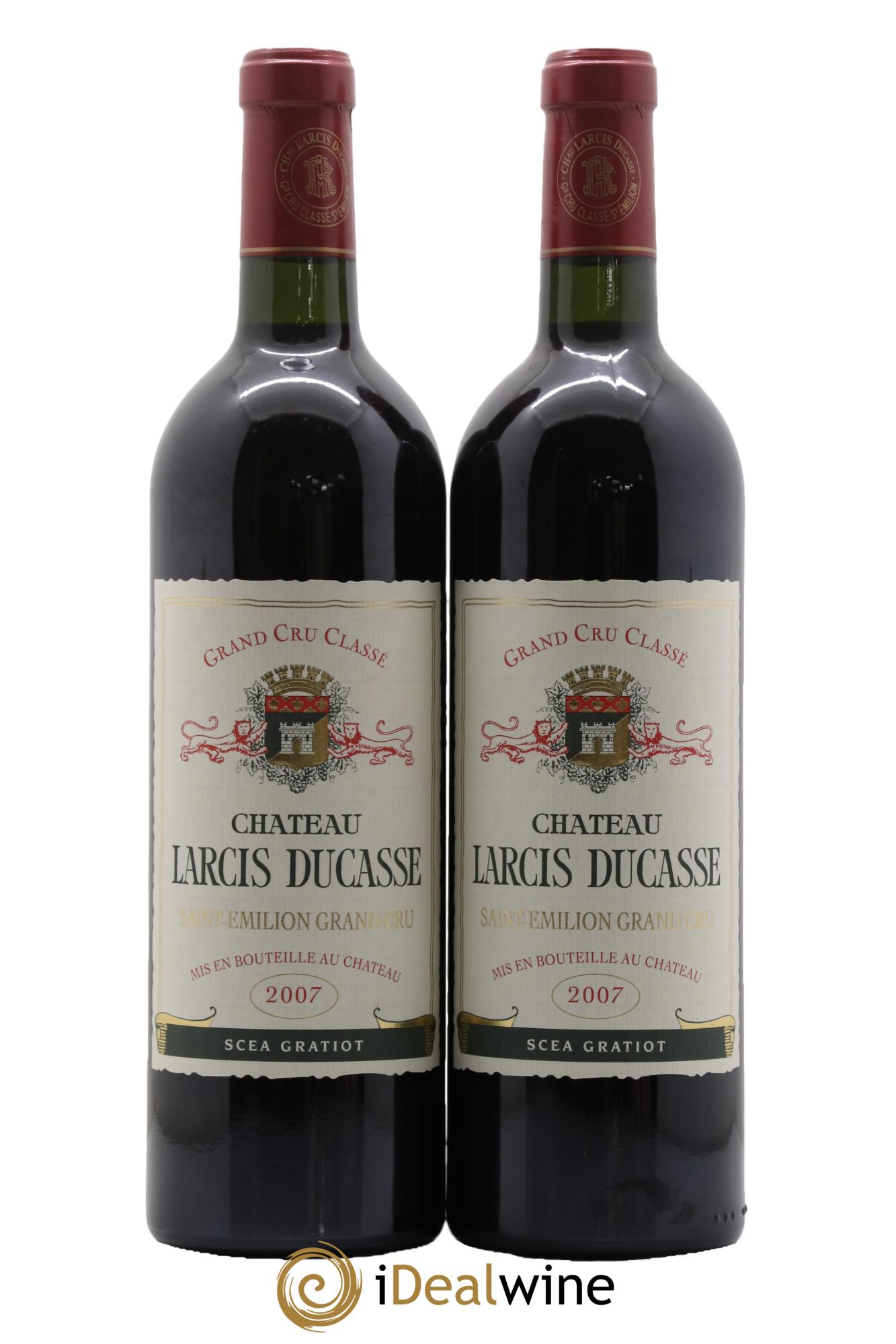 Château Larcis Ducasse 1er Grand Cru Classé B 2007 - Posten von 2 Flaschen - 0