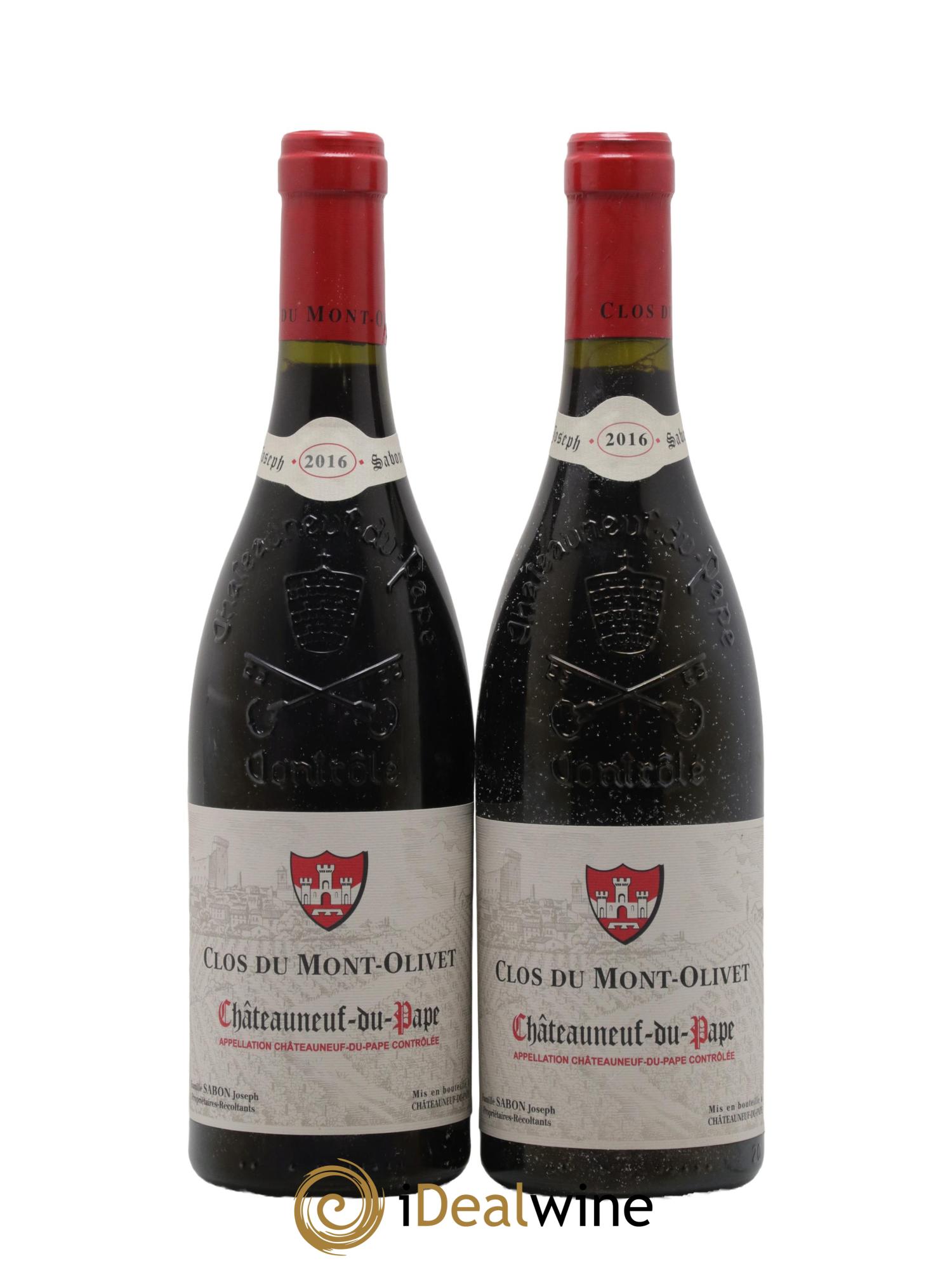 Châteauneuf-du-Pape Clos du Mont-Olivet 2016 - Lotto di 2 bottiglie - 0