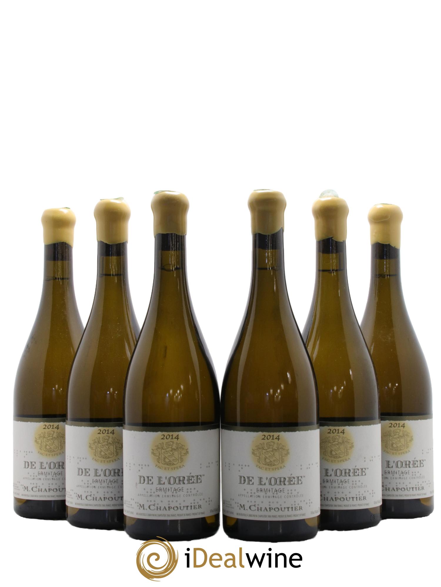 Hermitage Ermitage de l'Orée Chapoutier 2014 - Lot of 6 bottles - 0