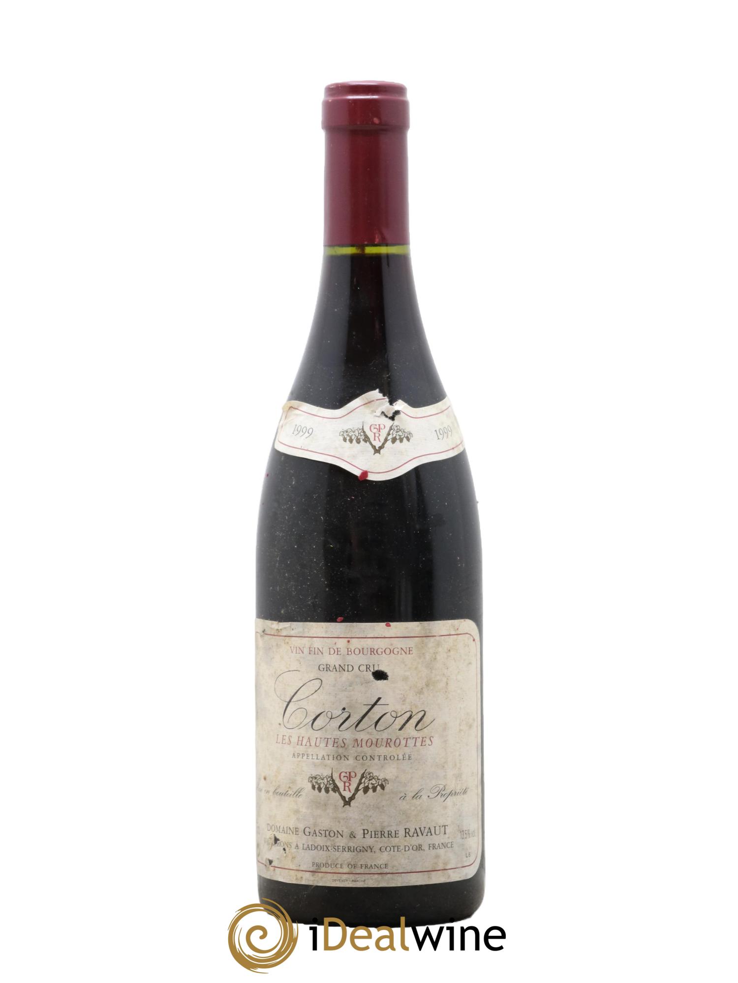 Corton Grand Cru Les Hautes Mourottes Ravaut 1999 - Lot de 1 bouteille - 0