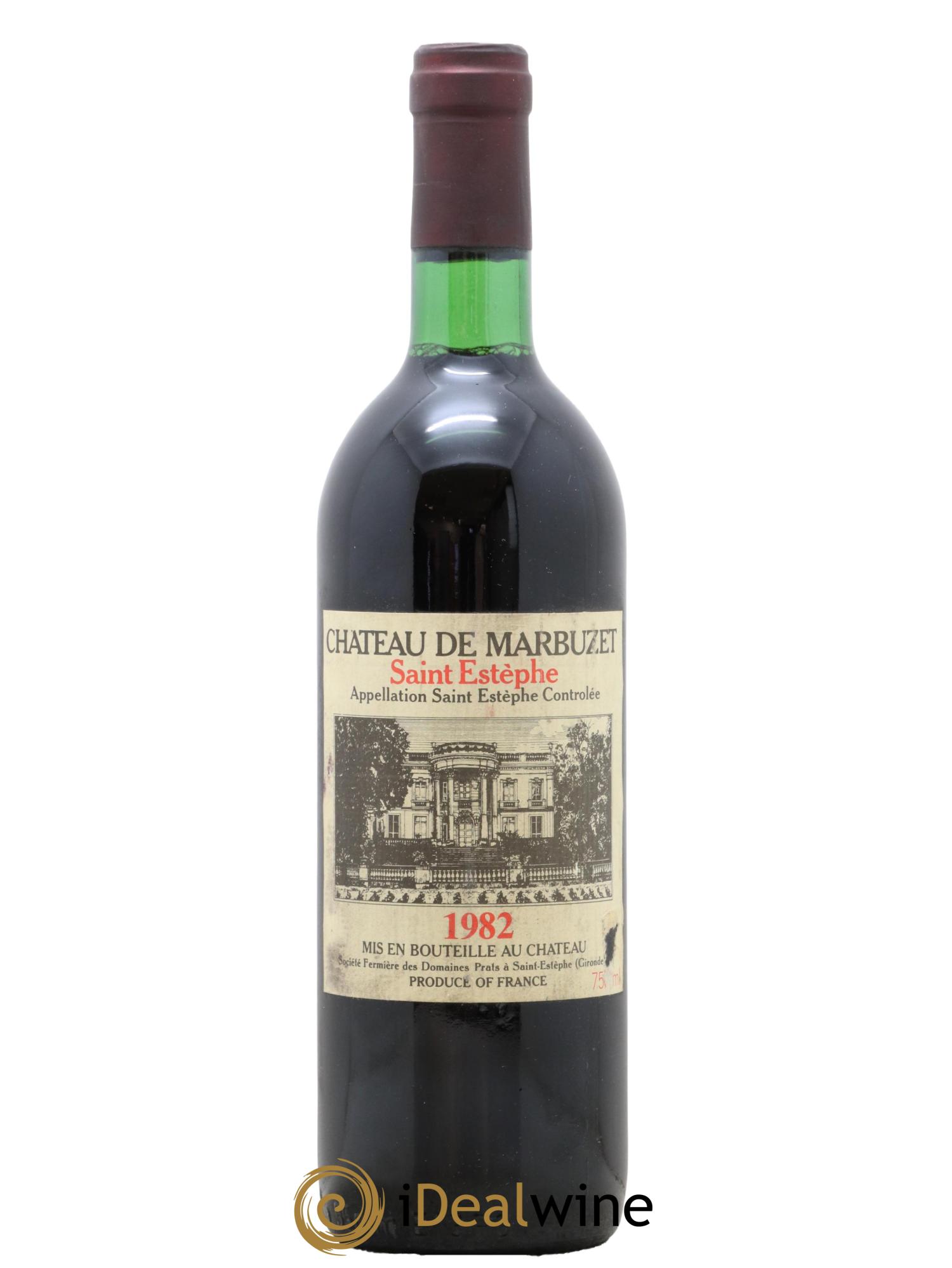 Château de Marbuzet Cru Bourgeois 1982 - Lot of 1 bottle - 0