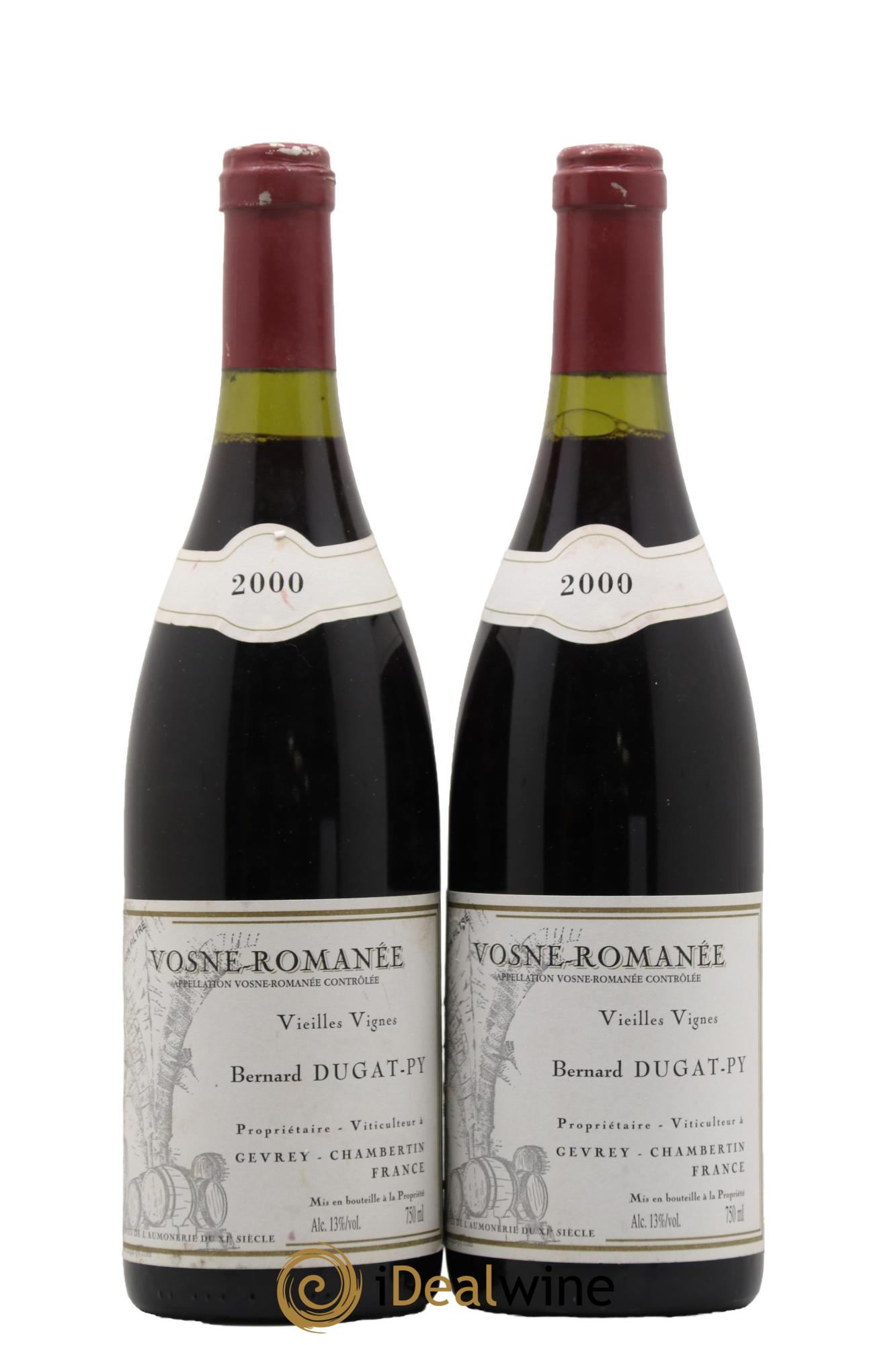 Vosne-Romanée Vieilles Vignes Dugat-Py 2000 - Lot of 2 bottles - 0