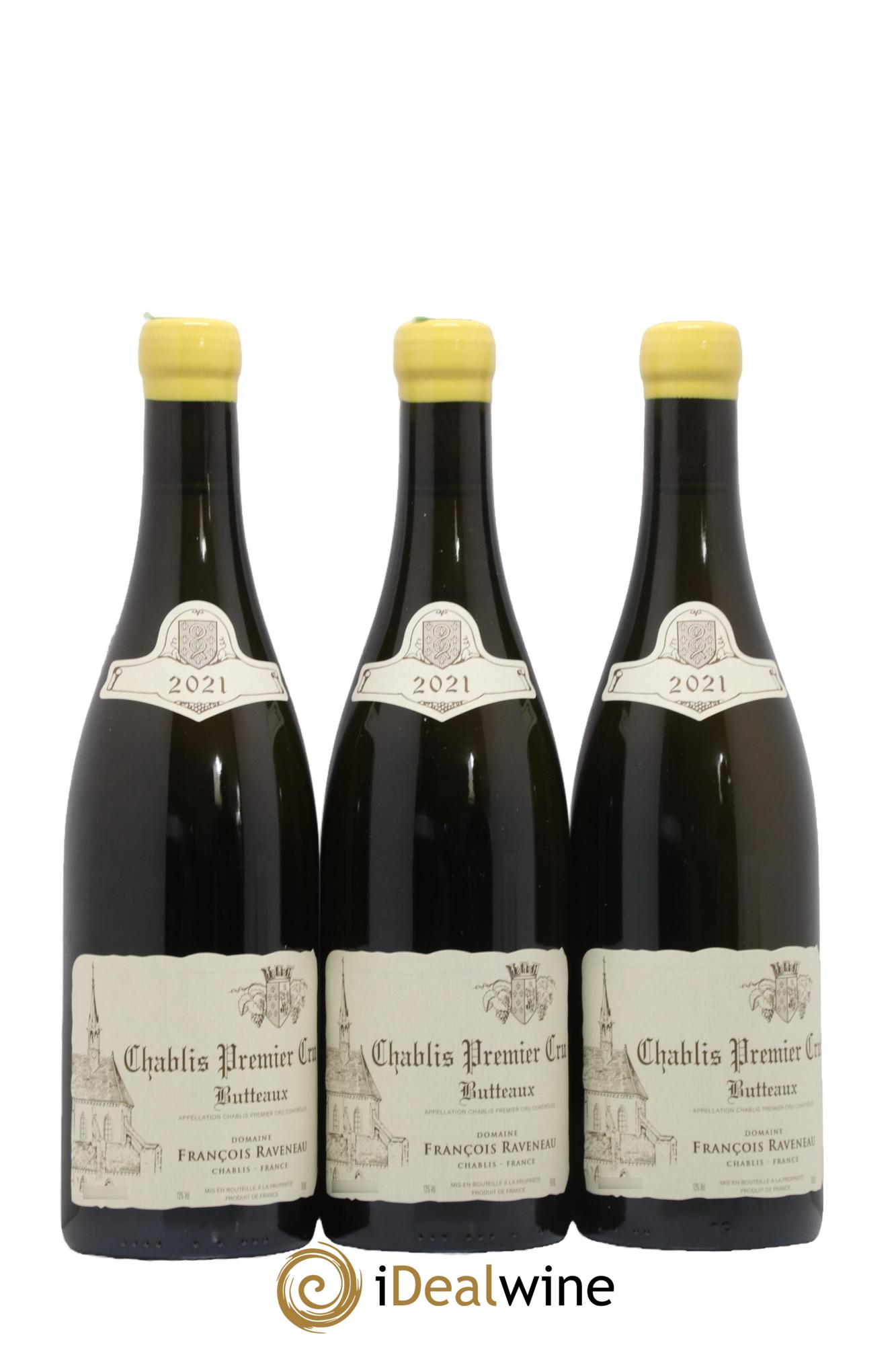 Chablis 1er Cru Butteaux Raveneau (Domaine) 2021 - Lotto di 3 bottiglie - 0