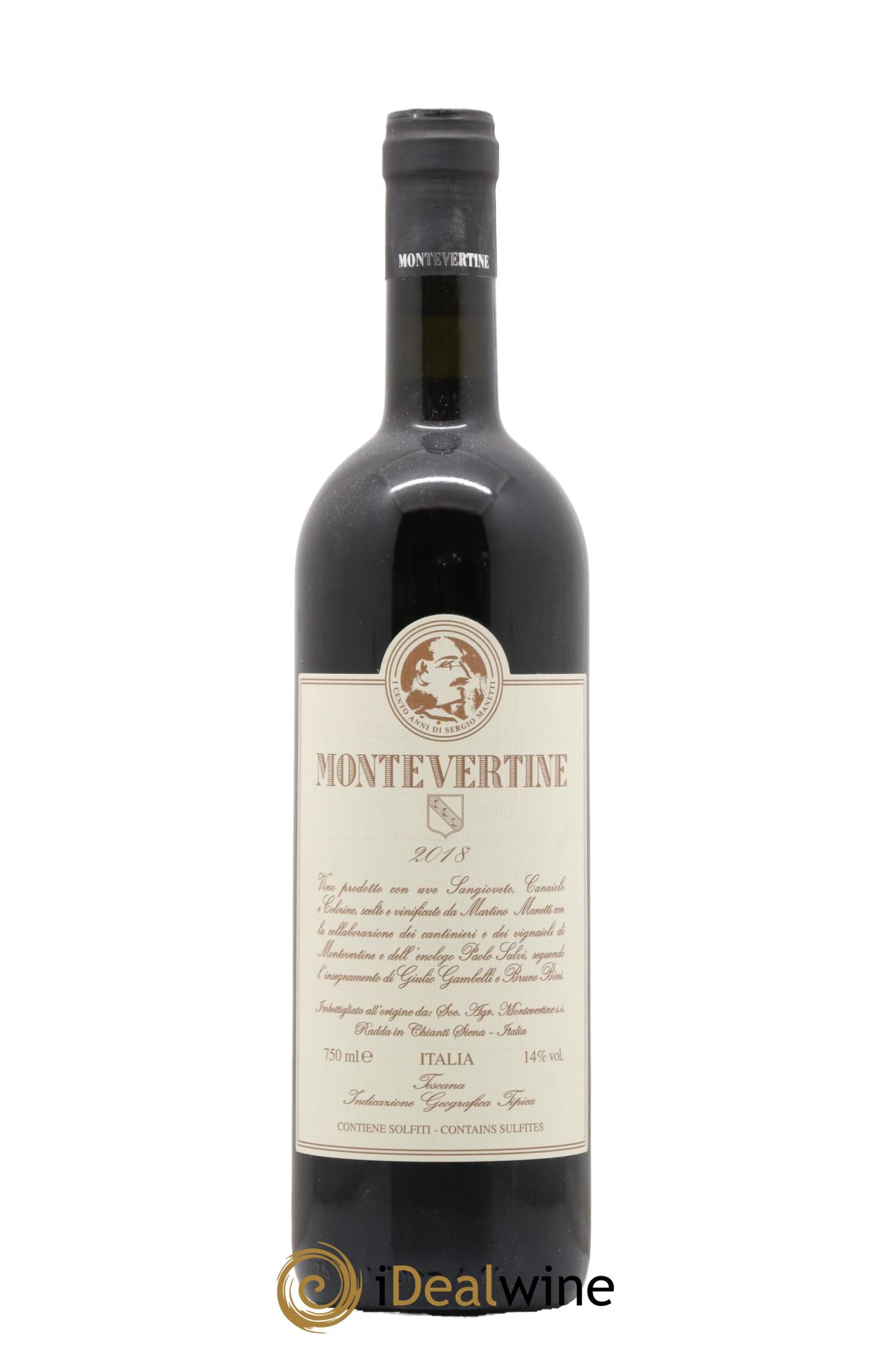 Toscana IGT Montevertine Famille Manetti 2018 - Lot de 1 bouteille - 0