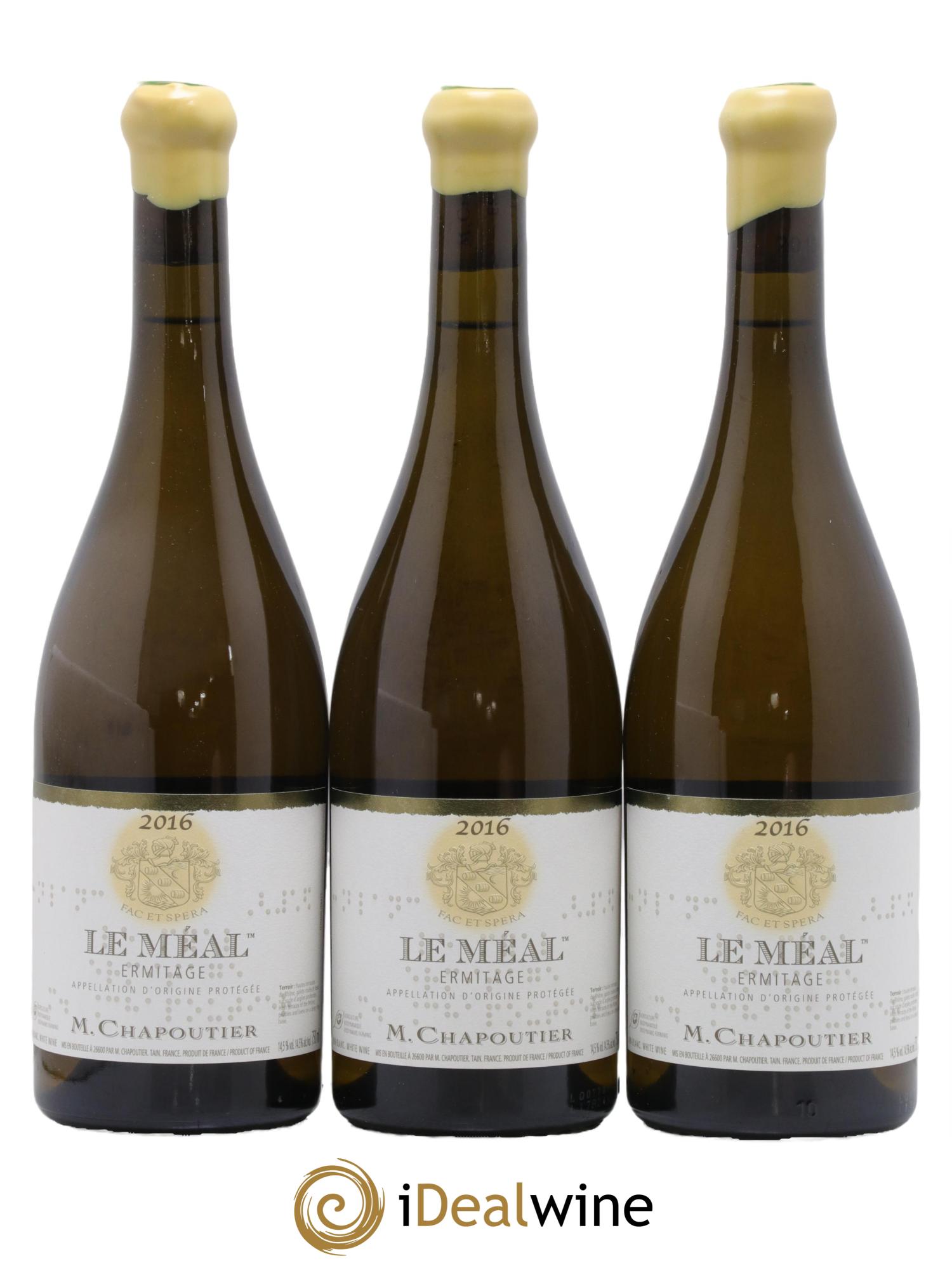 Hermitage Ermitage Le Méal Chapoutier 2016 - Lotto di 6 bottiglie - 2