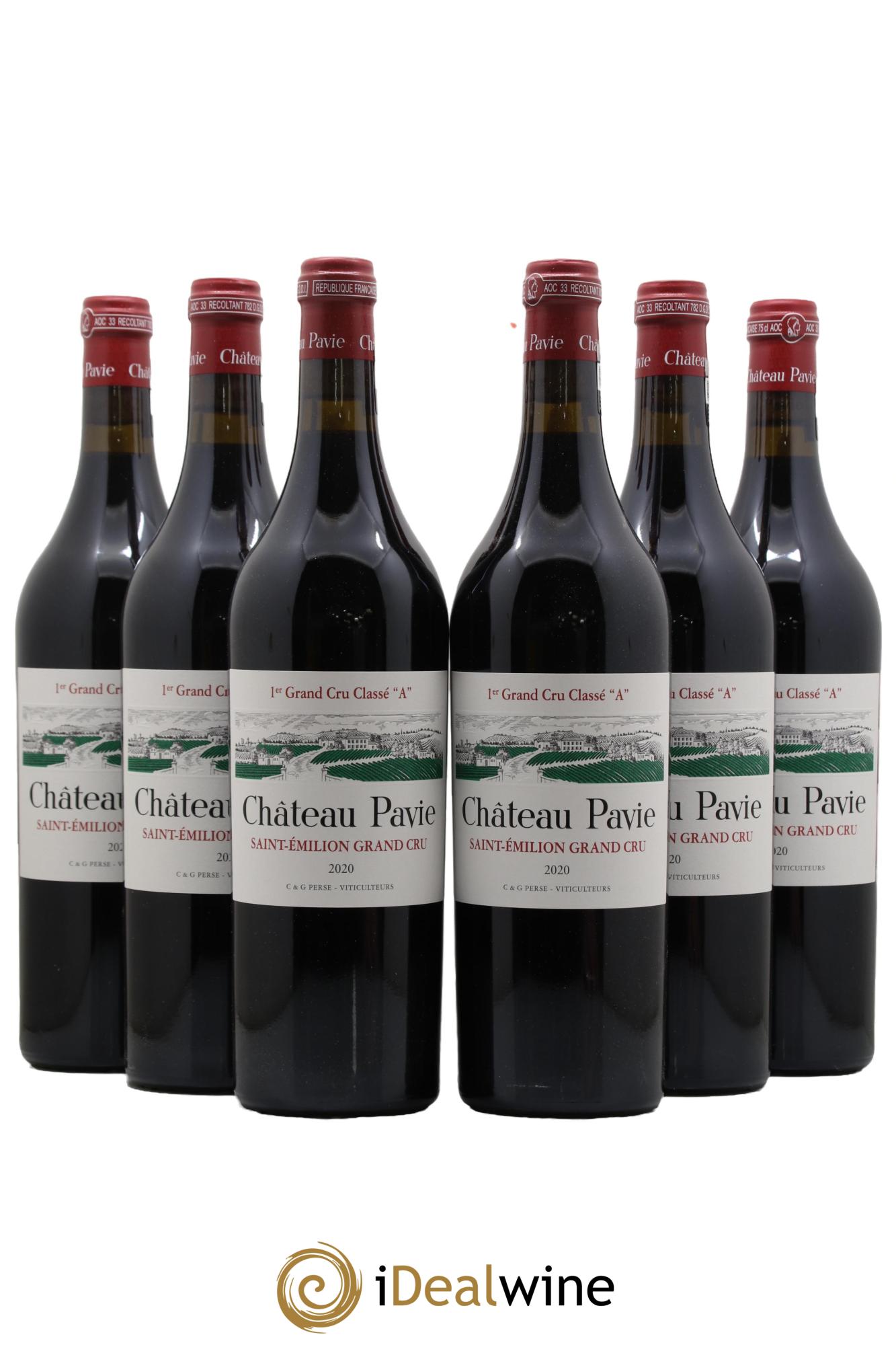 Château Pavie 1er Grand Cru Classé A 2020 - Posten von 6 Flaschen - 0