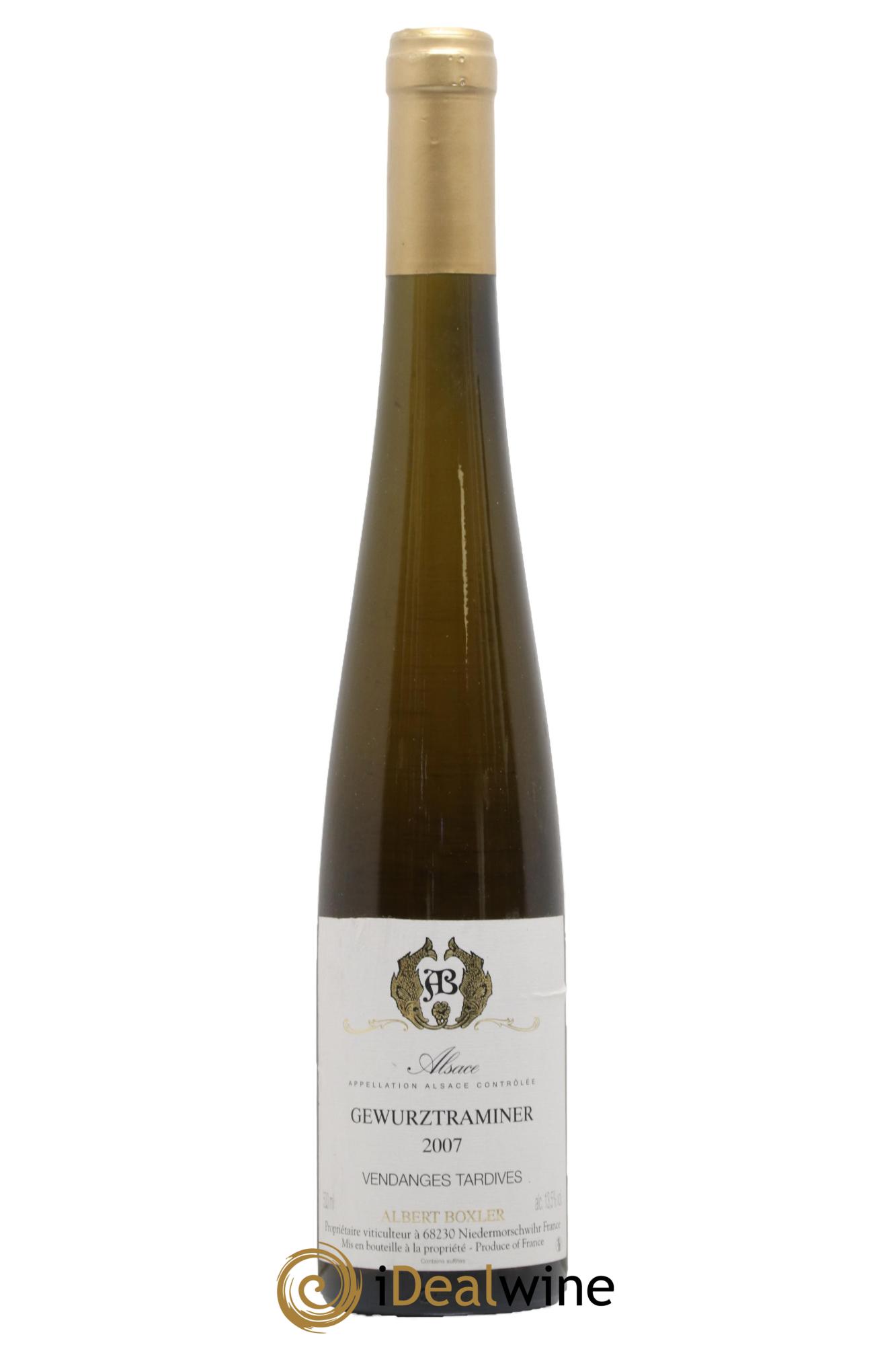 Alsace Gewurztraminer Vendanges Tardives Albert Boxler 2007 - Lot of 1 500ml format  - 0