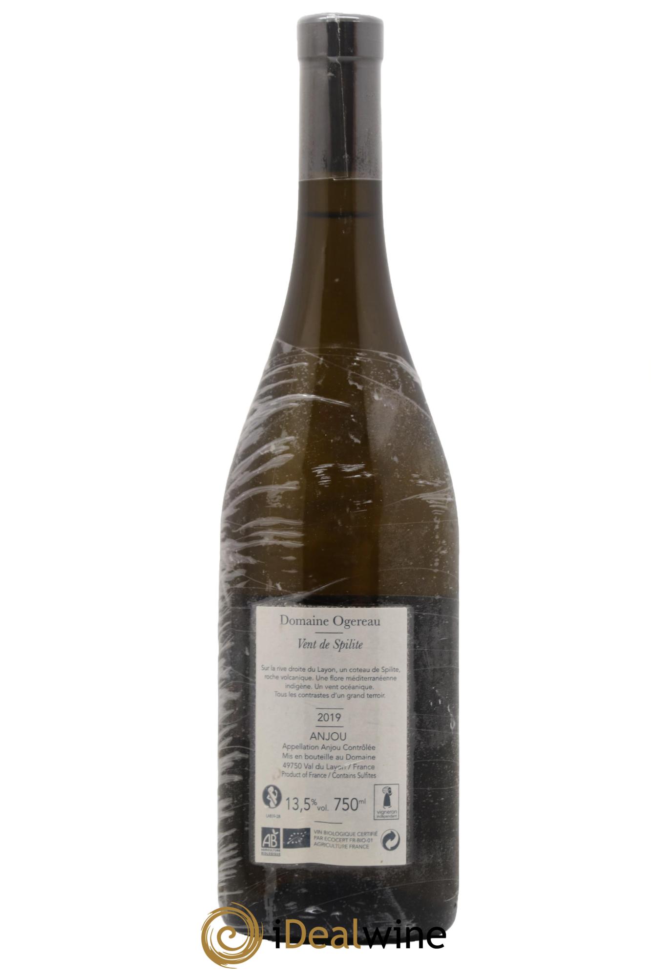 Anjou Vent de Spilite Domaine Ogereau 2019 - Lotto di 1 bottiglia - 1