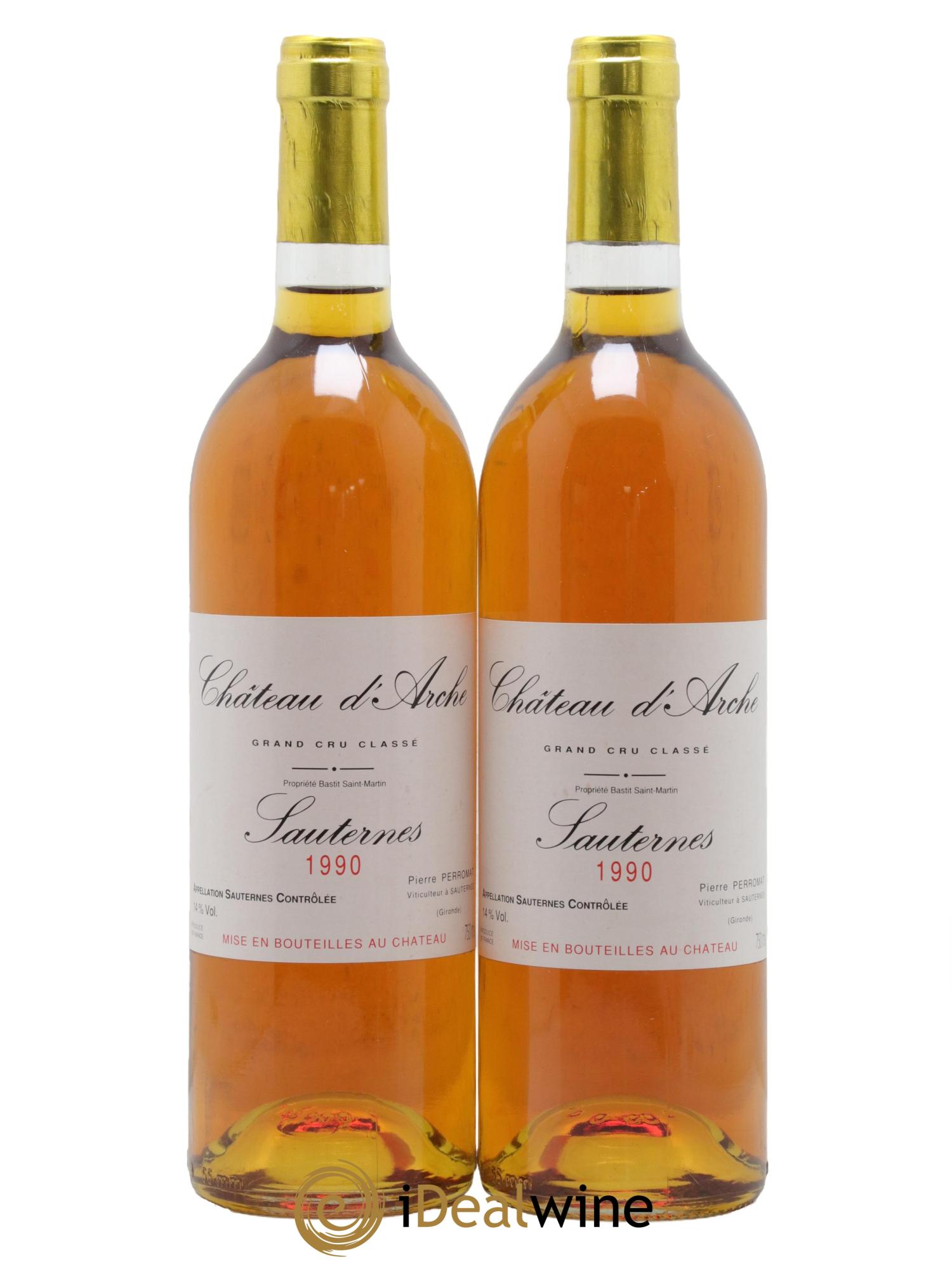 Château d' Arche 2ème Grand Cru Classé 1990 - Lotto di 2 bottiglie - 0