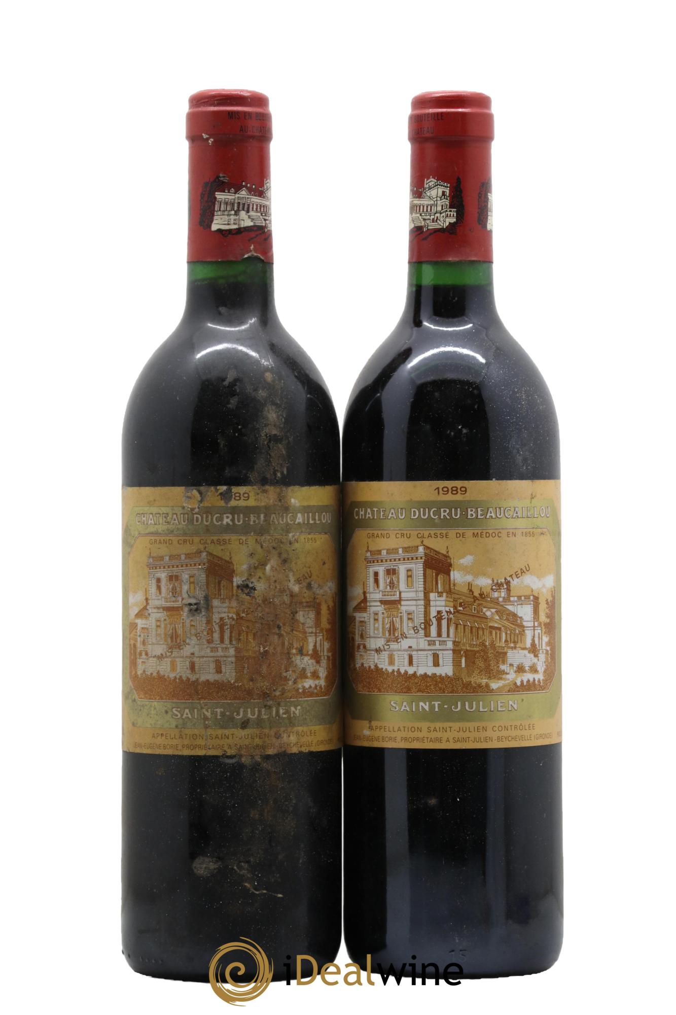 Château Ducru Beaucaillou 2ème Grand Cru Classé 1989 - Posten von 2 Flaschen - 0