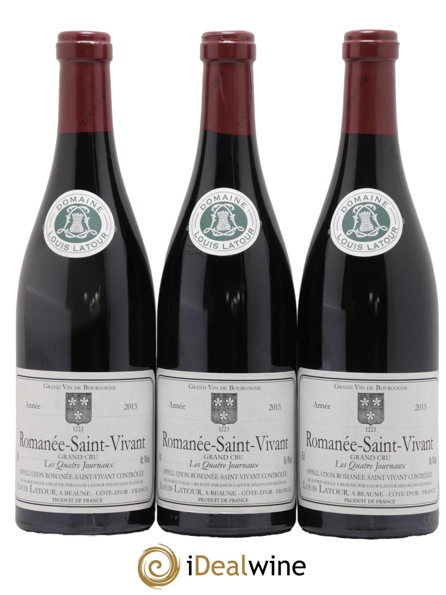 Romanée-Saint-Vivant Grand Cru Les Quatre Journaux Louis Latour 2015 - Lotto di 6 bottiglie - 2